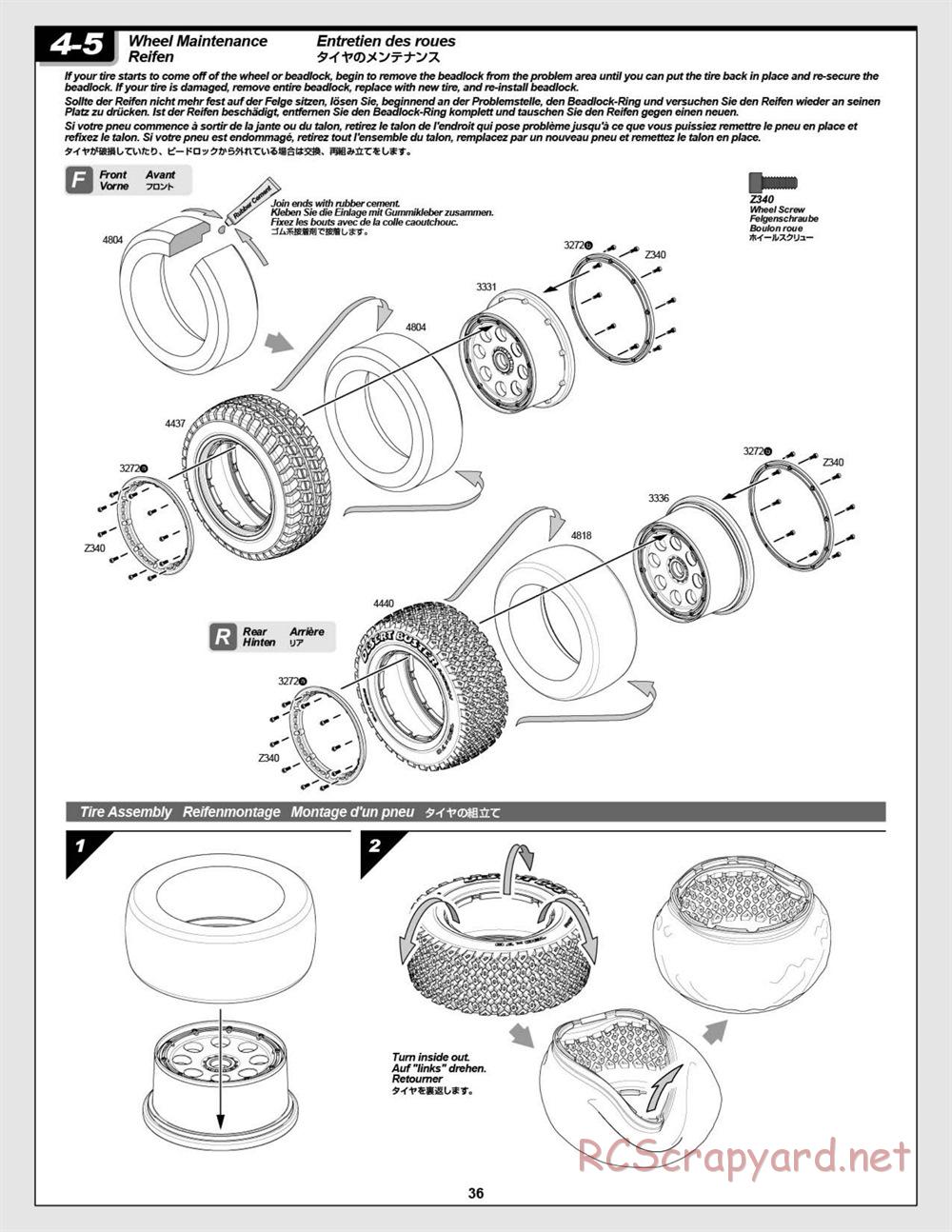 HPI - Baja 5T - Manual - Page 36