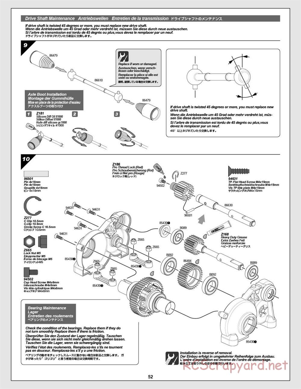 HPI - Baja 5T - Manual - Page 52