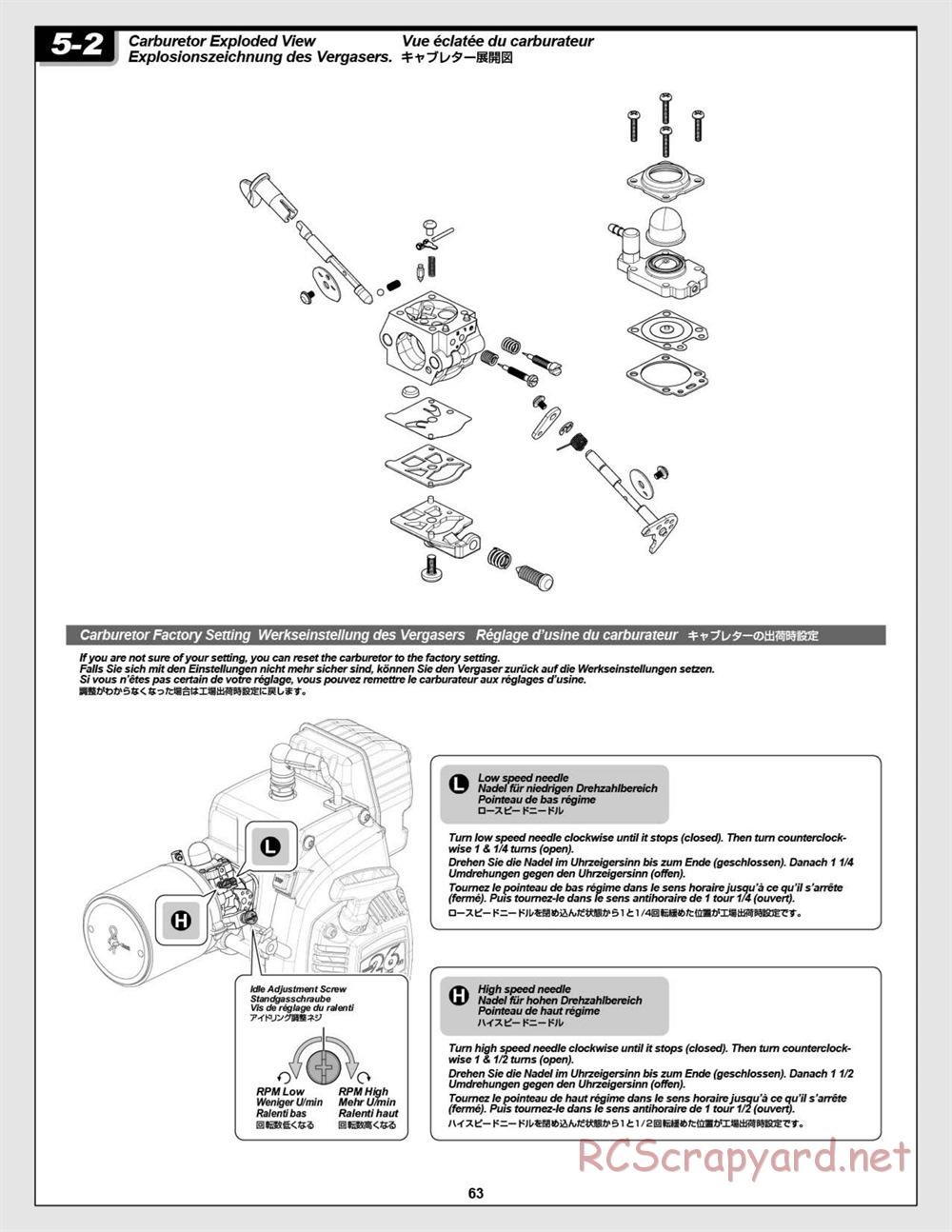 HPI - Baja 5T - Manual - Page 63