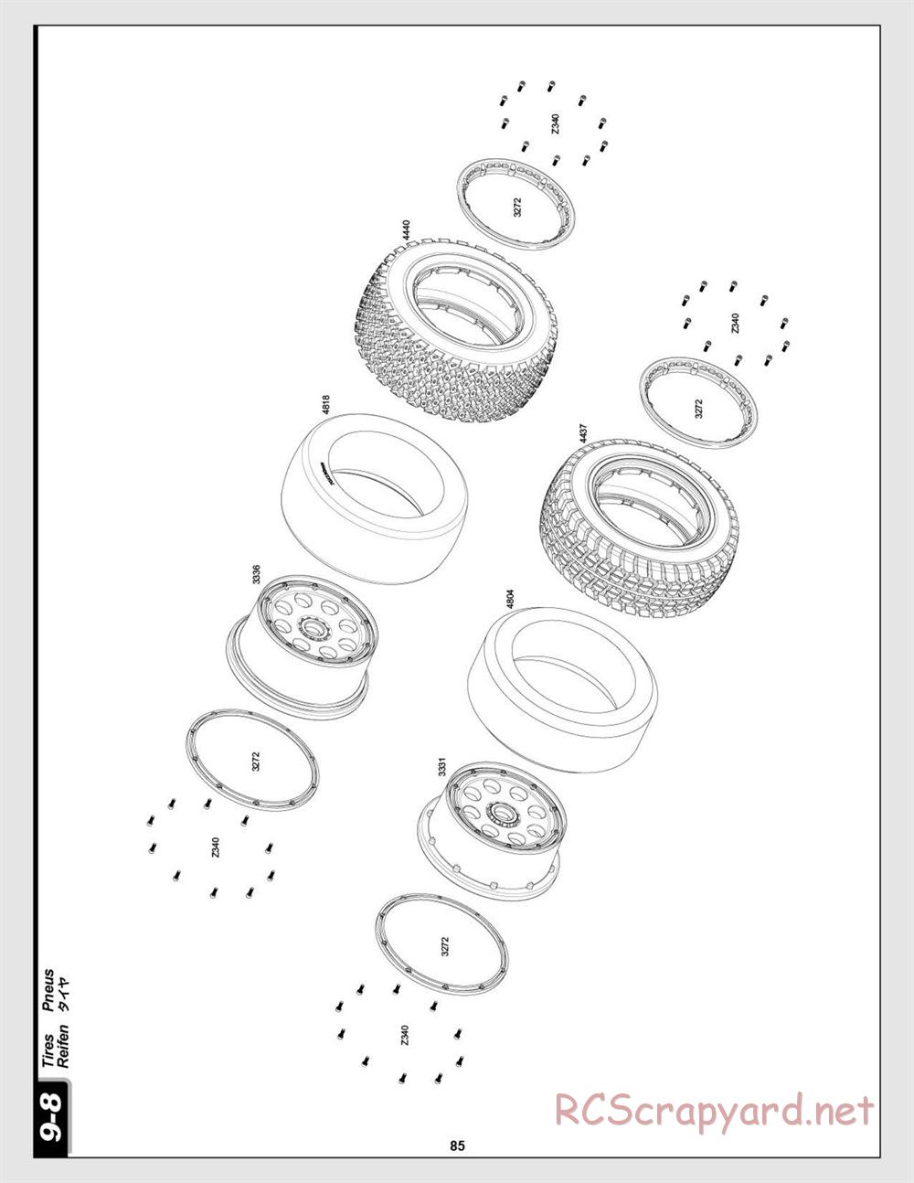 HPI - Baja 5T - Exploded View - Page 85