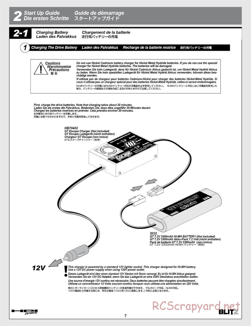 HPI - Blitz Art Series - Manual - Page 7