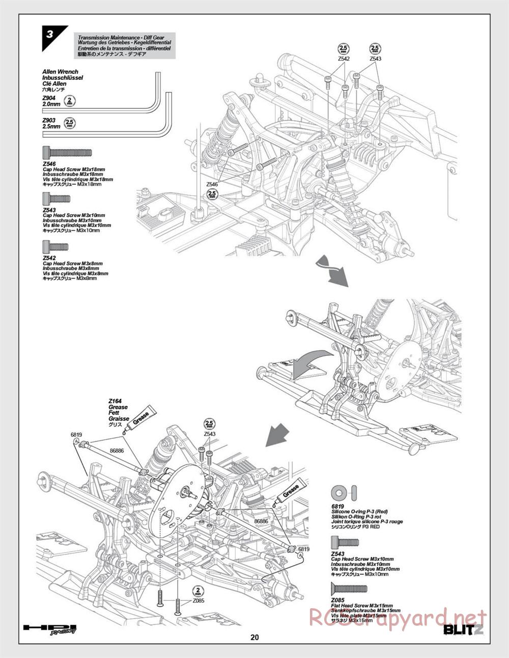 HPI - Blitz Art Series - Manual - Page 20