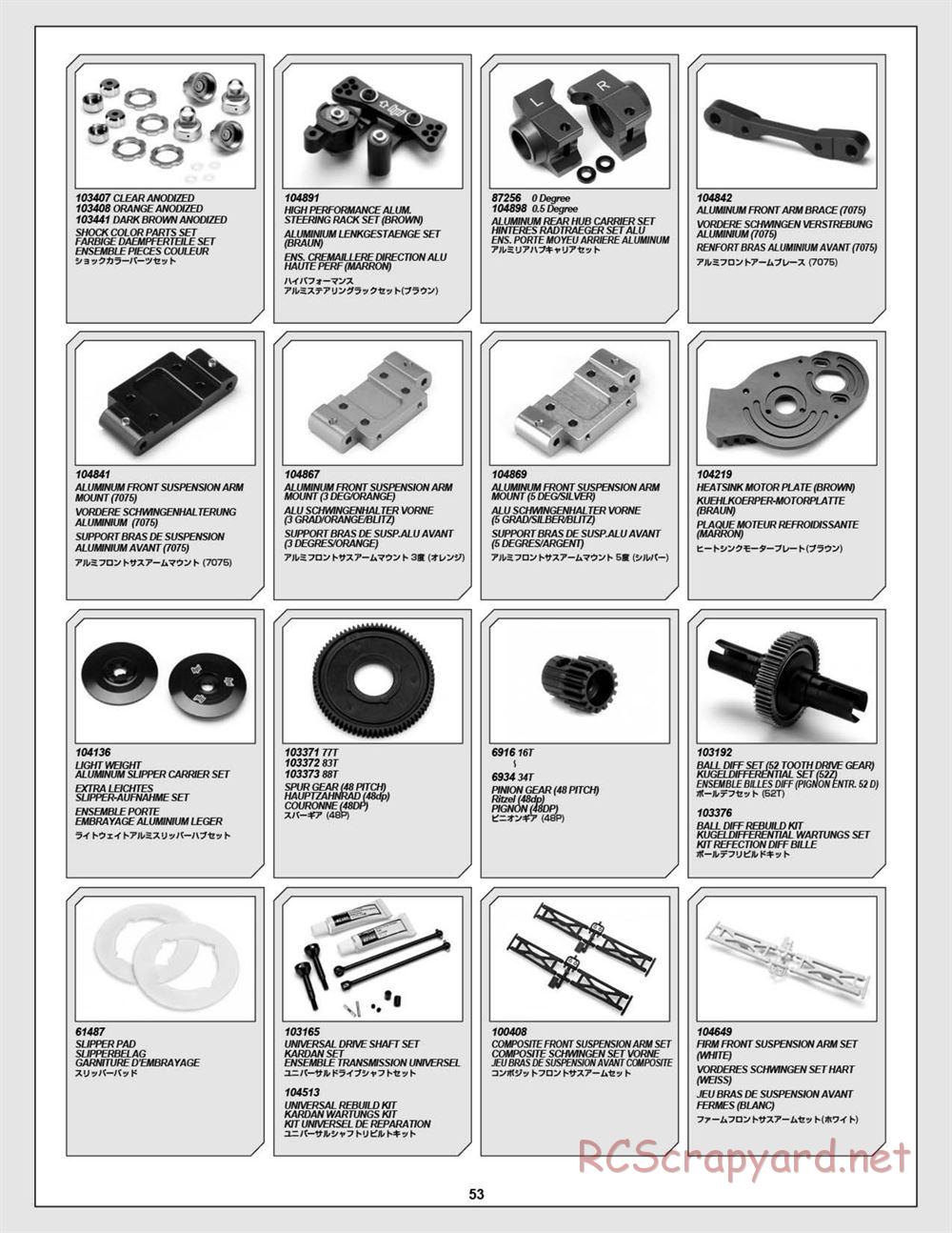 HPI - Blitz Flux - Exploded View - Page 53