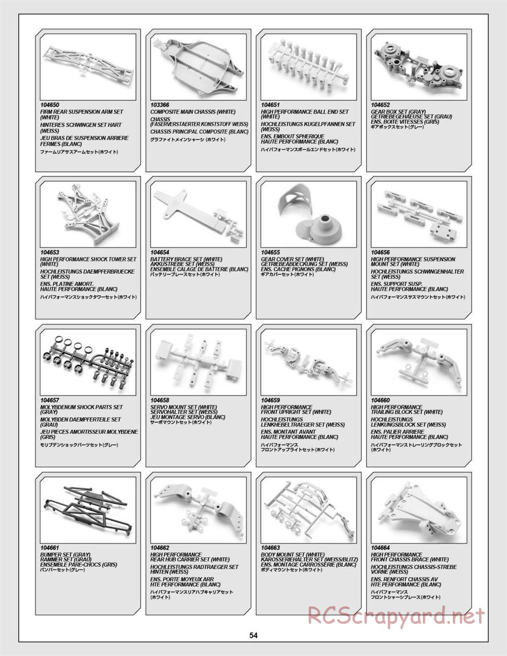 HPI - Blitz Flux - Manual - Page 54