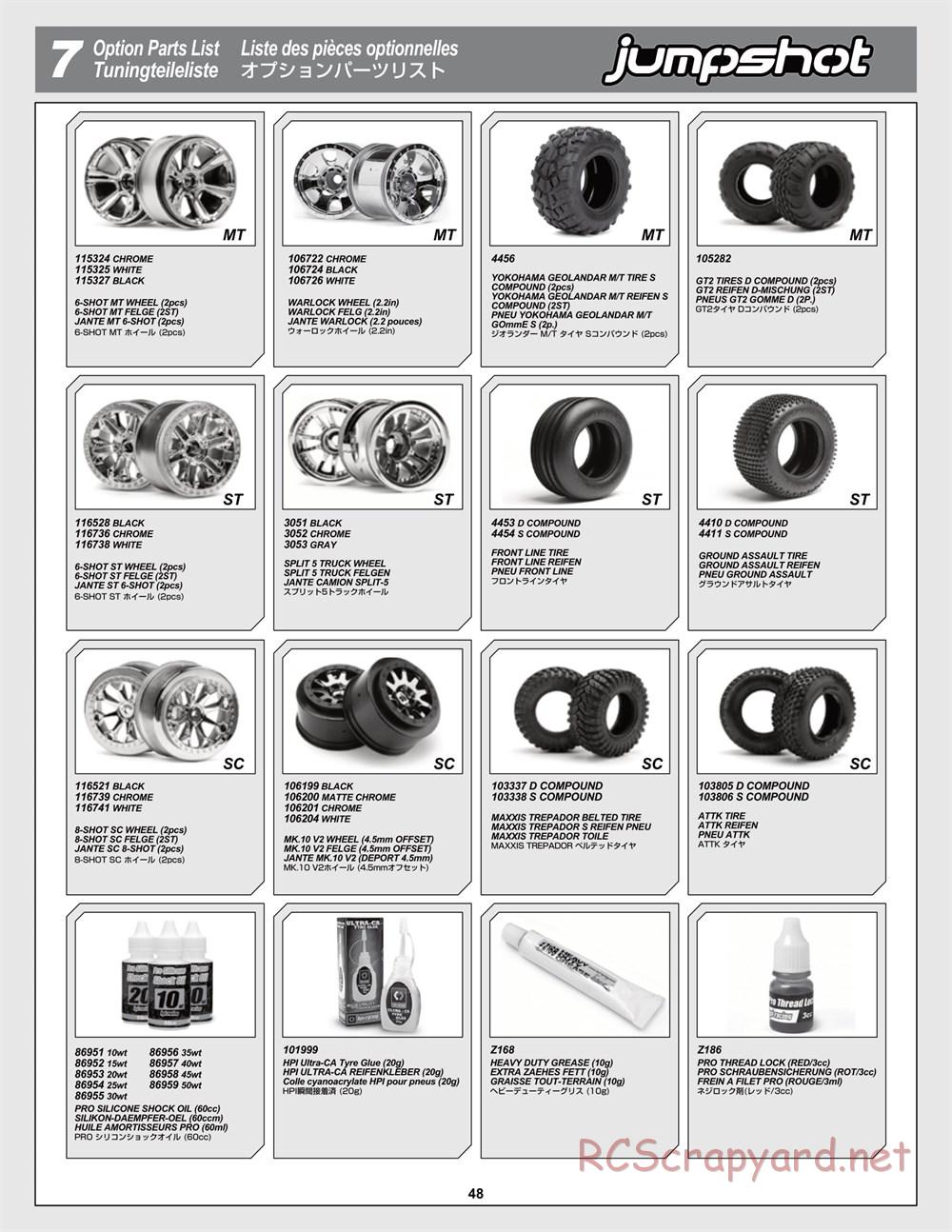 HPI - Jumpshot MT V2 - Manual - Page 48