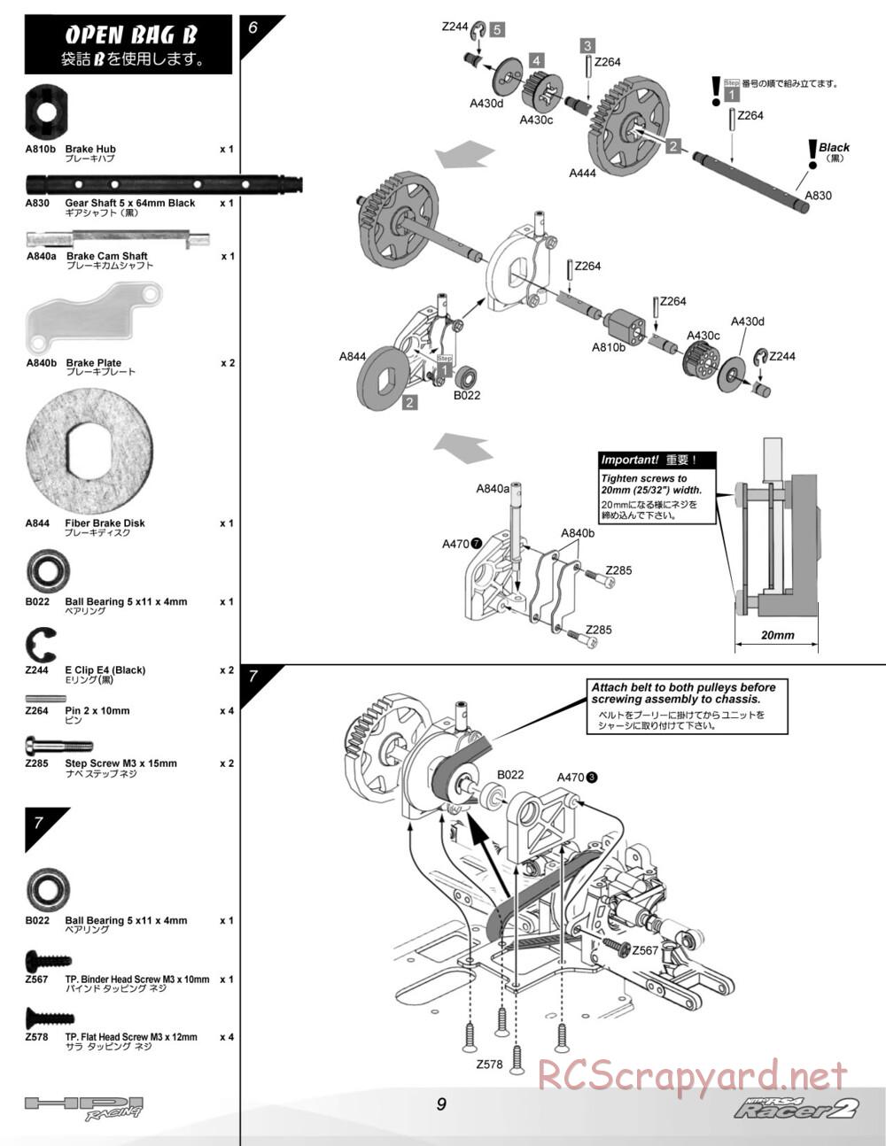 HPI - Nitro RS4 Racer 2 Chassis - Manual - Page 9