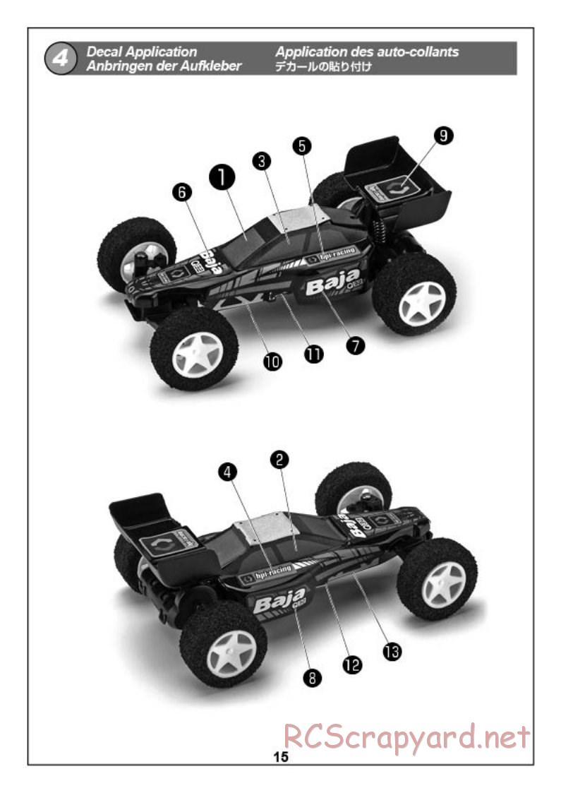 HPI - Baja Q32 - Manual - Page 15