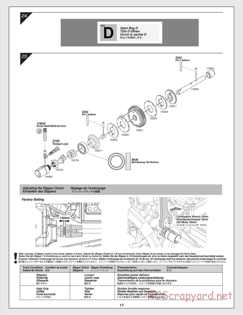 HPI - Venture SBK - Manual - Page 17