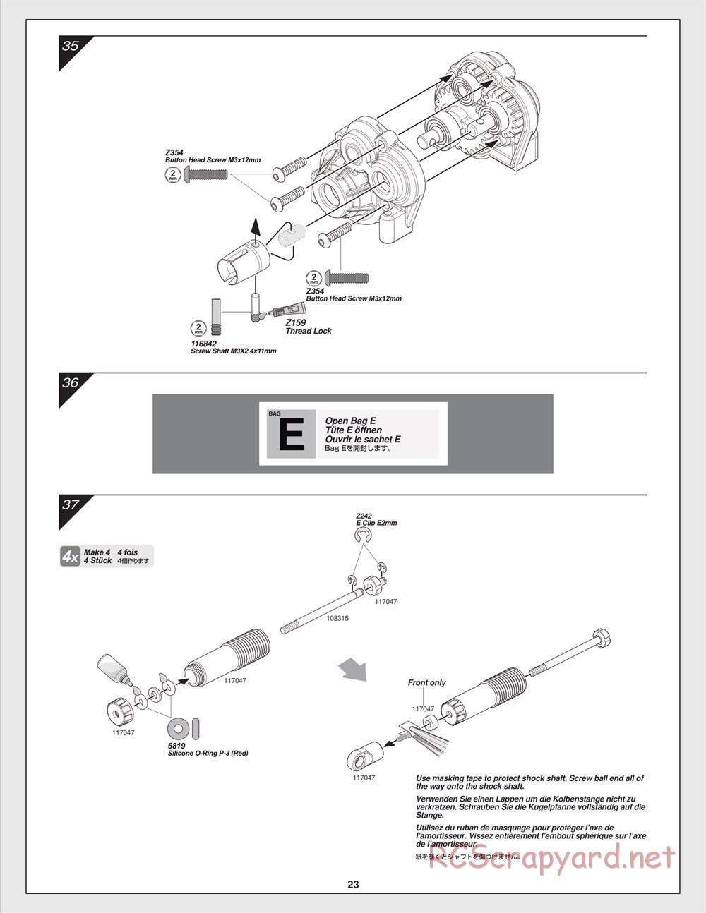 HPI - Venture SBK - Manual - Page 23