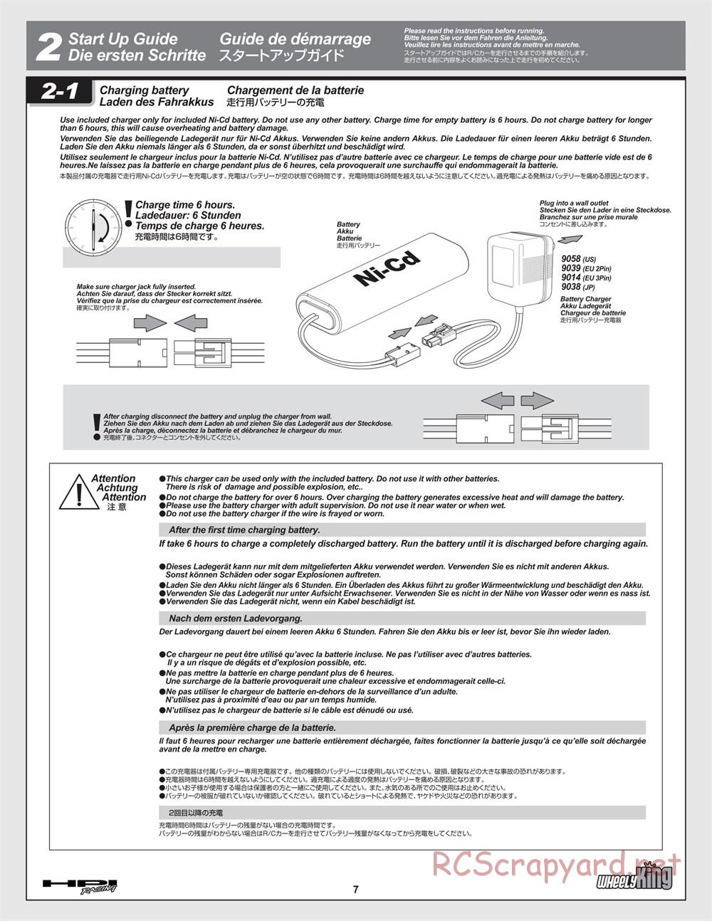 HPI - Wheely King - Manual - Page 7