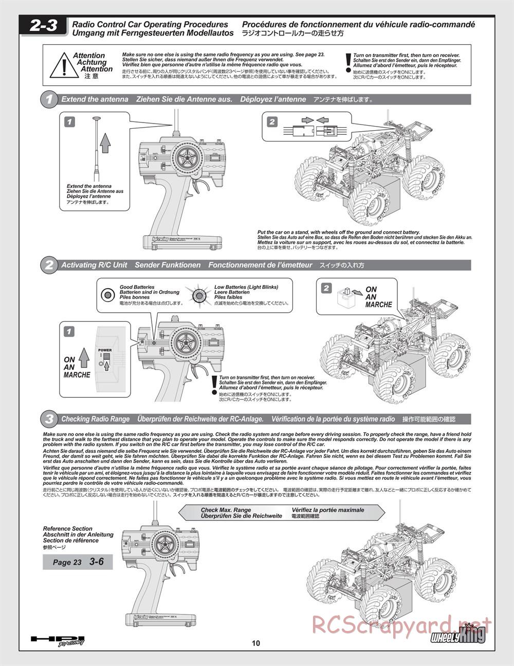 HPI - Wheely King - Manual - Page 10