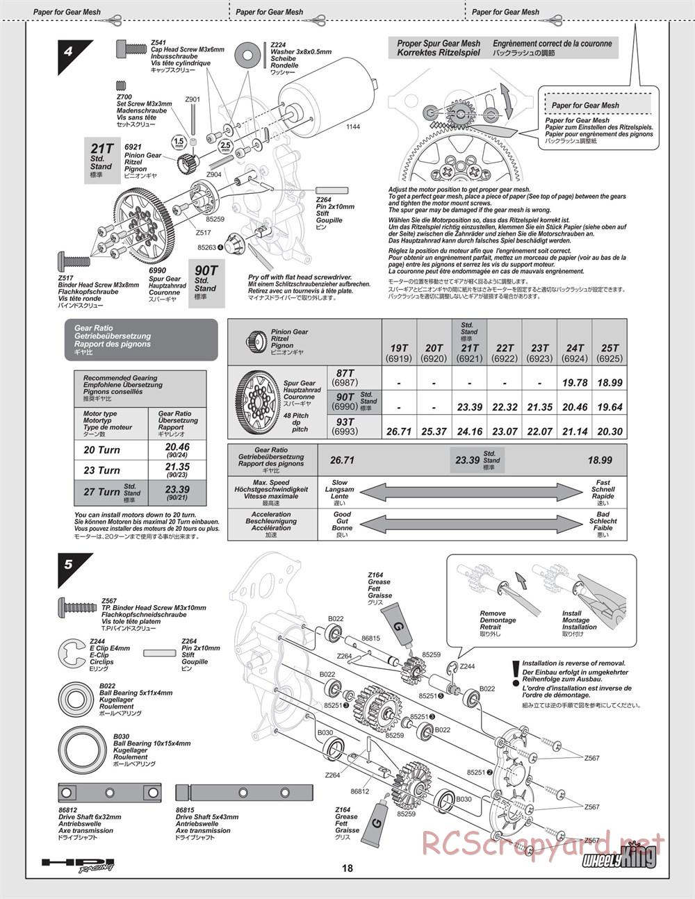 HPI - Wheely King - Manual - Page 18