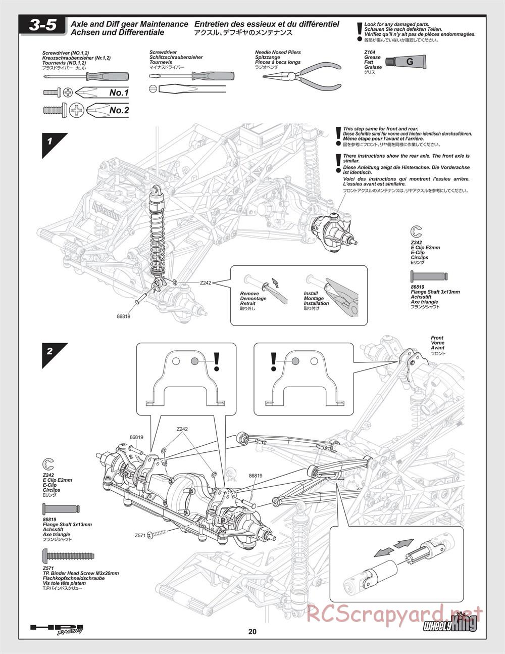 HPI - Wheely King - Manual - Page 20