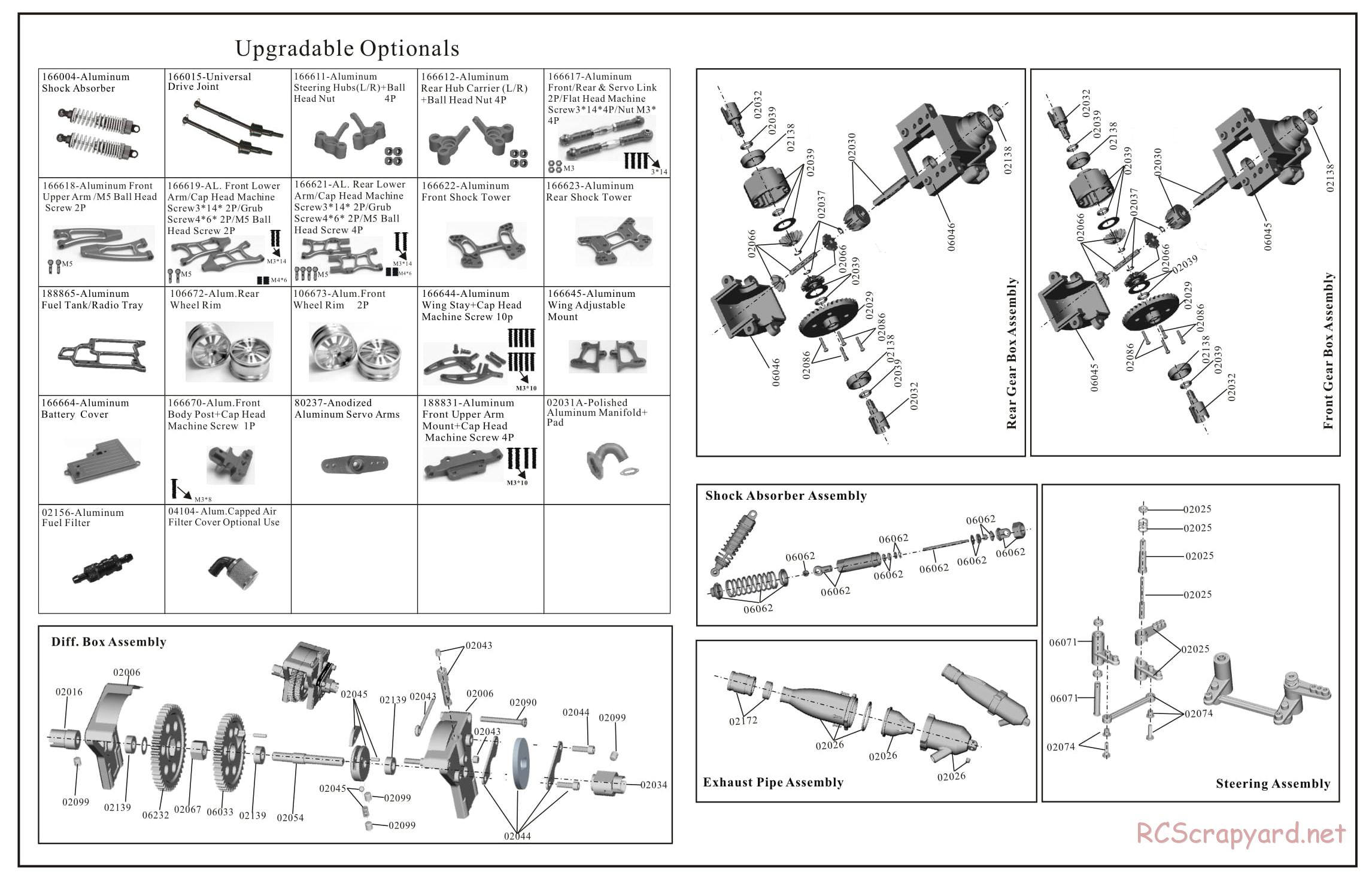 HSP Racing - 1/10 Nitro Buggy - Parts List - Page 3