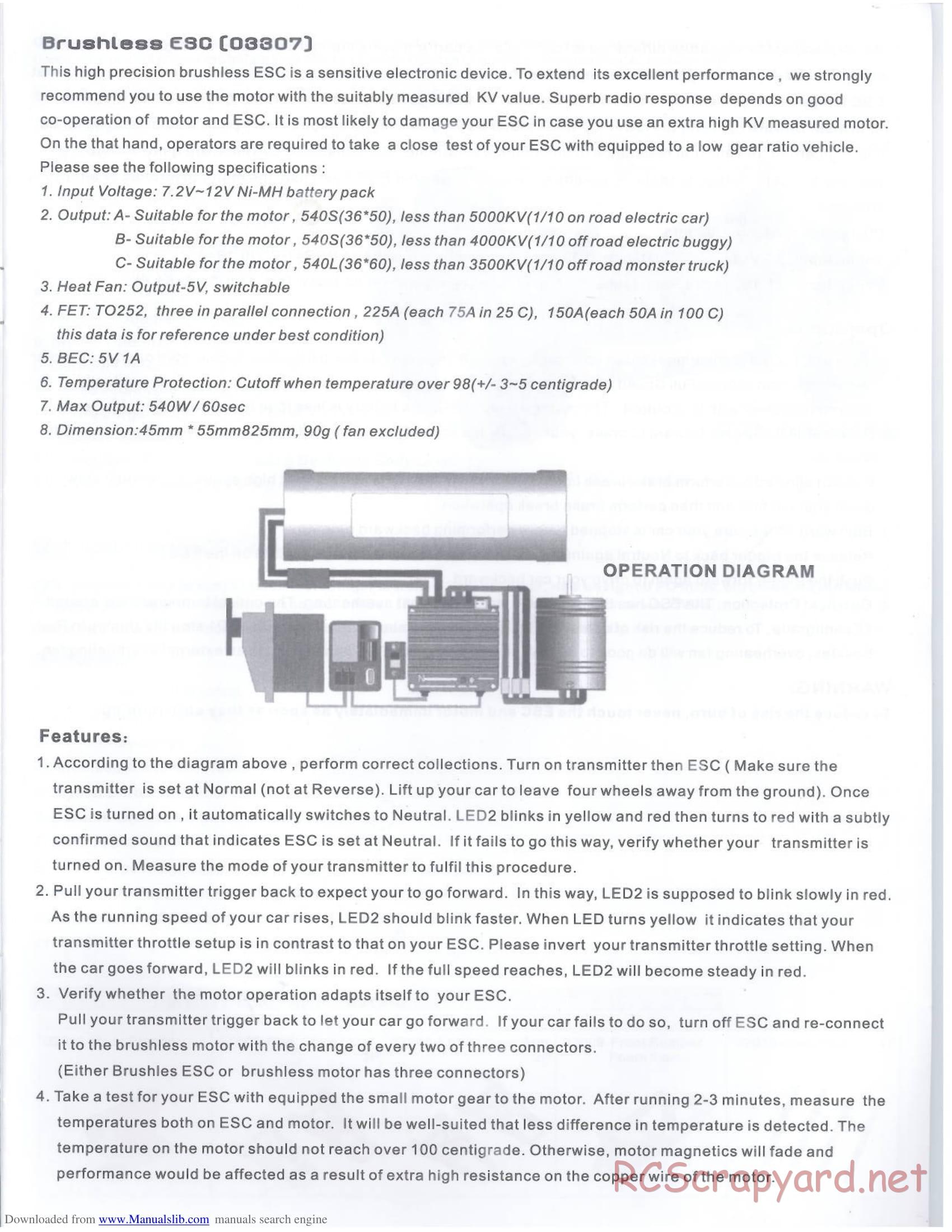 HSP Racing - Xeme-Pro - 94103PRO - Manual - Page 5