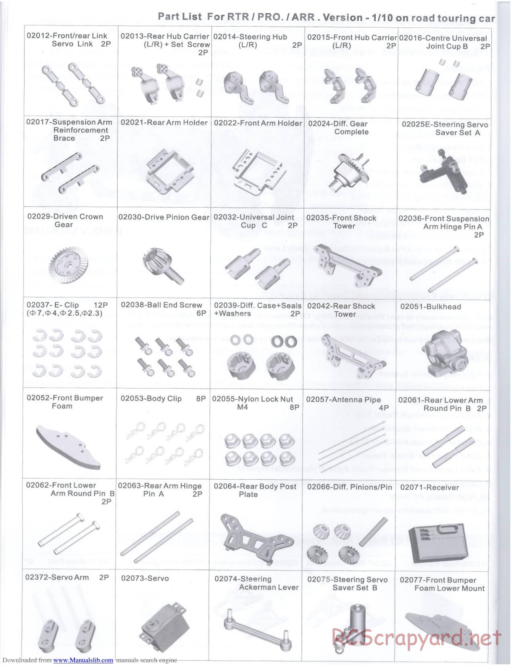 HSP Racing - Xeme-Pro - 94103PRO - Manual - Page 8