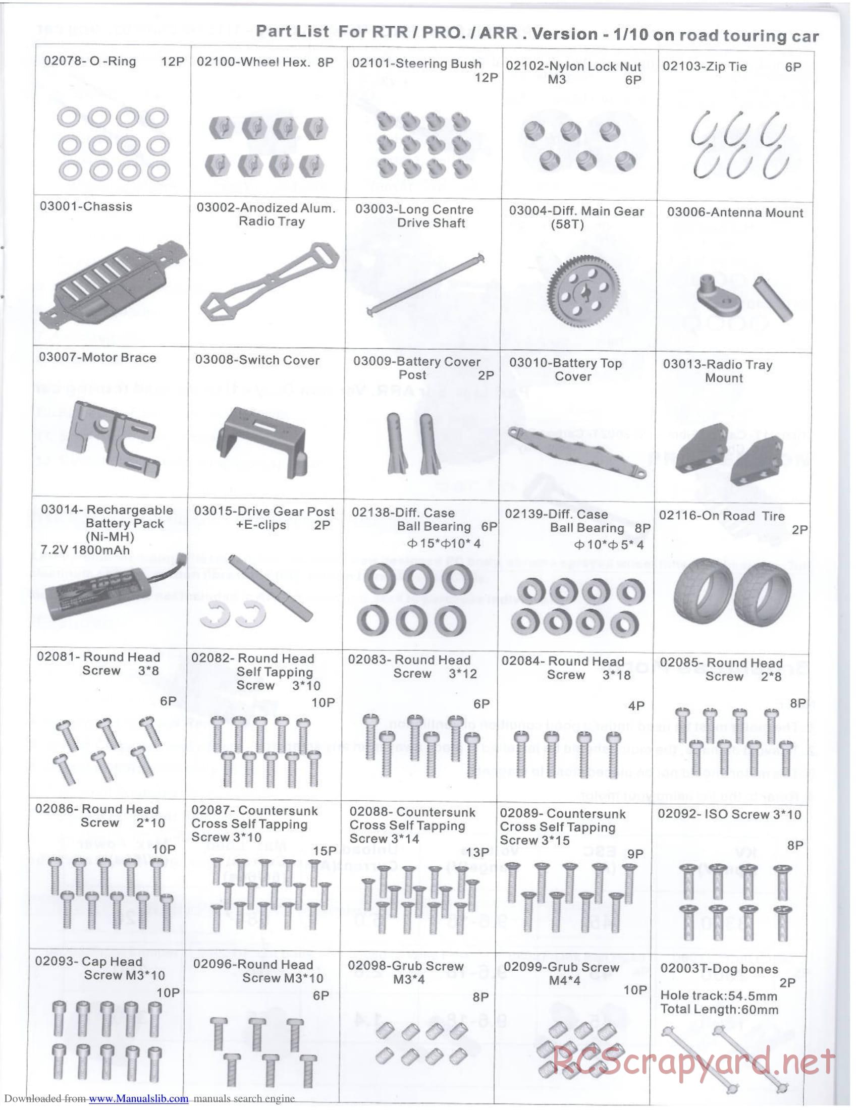 HSP Racing - Xeme-Pro - 94103PRO - Manual - Page 9