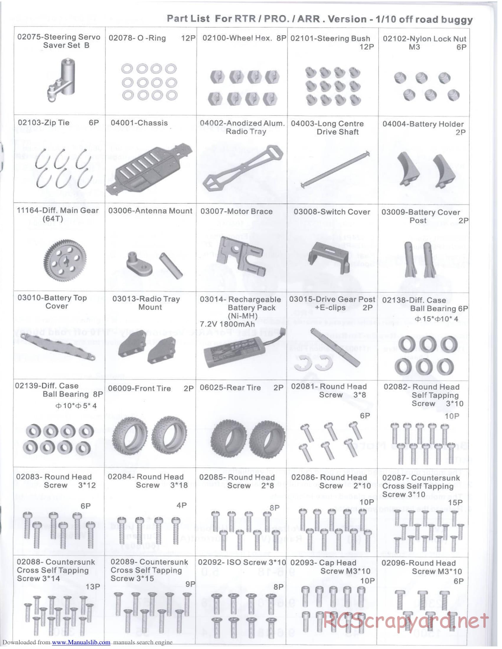 HSP Racing - Xeme-Pro - 94103PRO - Manual - Page 13