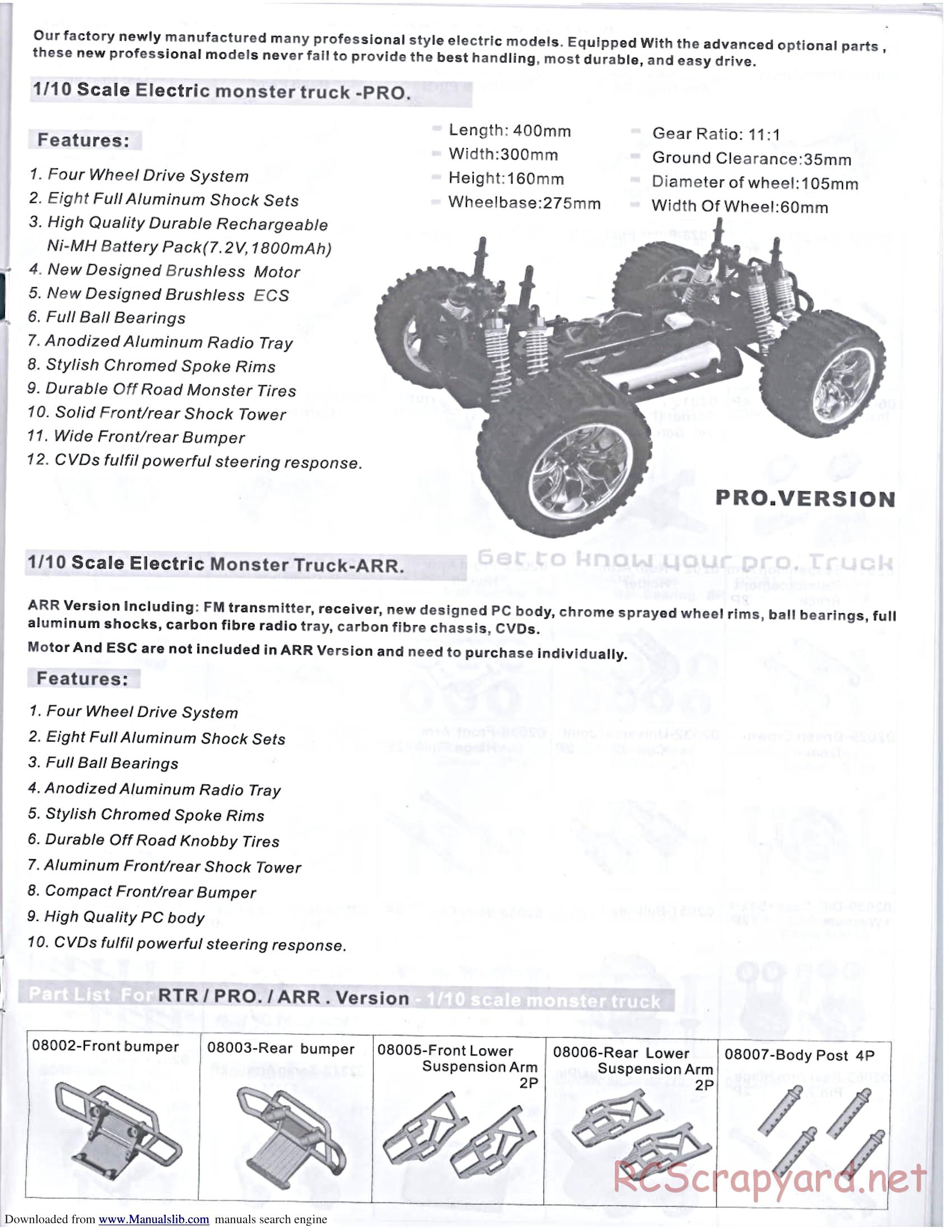 HSP Racing - Xeme-Pro - 94103PRO - Manual - Page 15