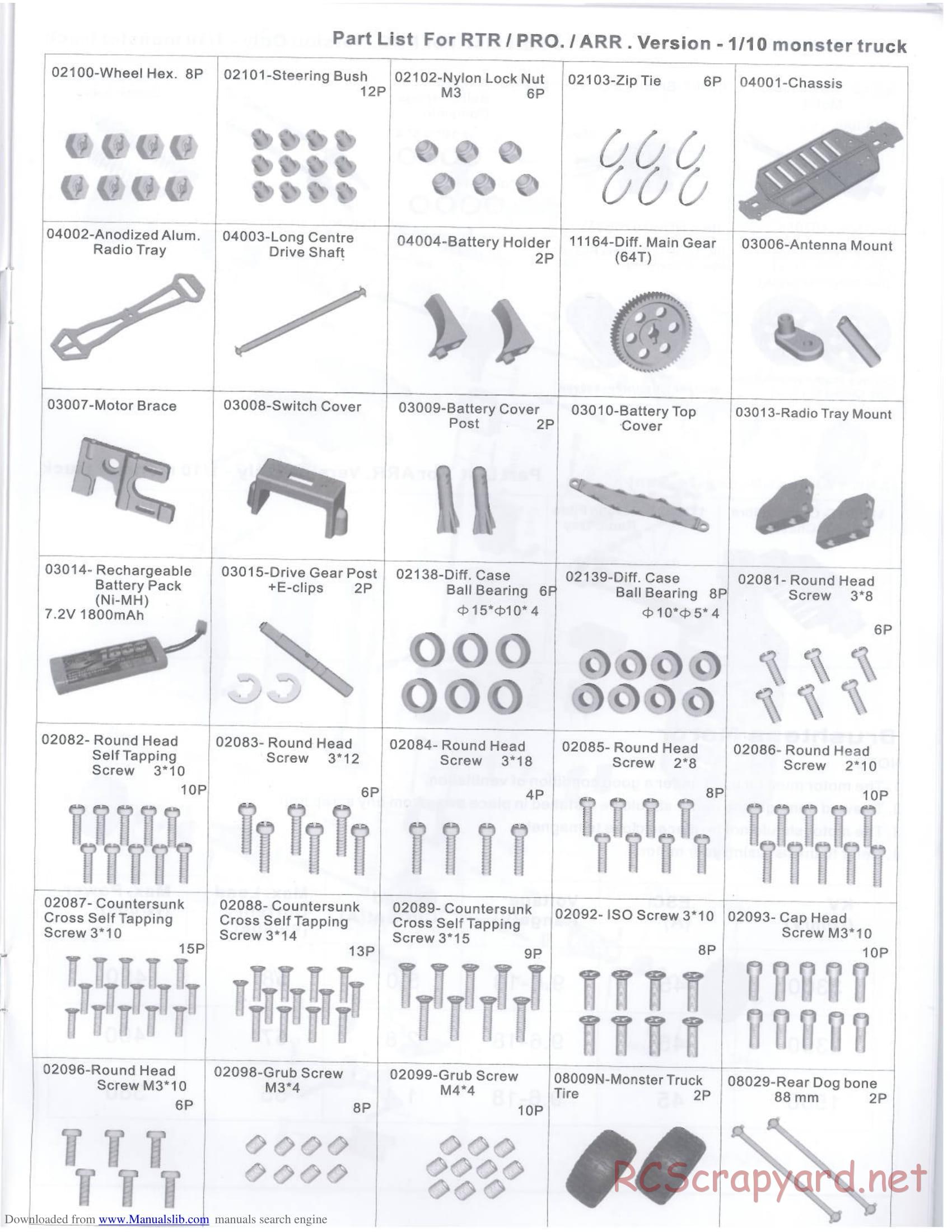 HSP Racing - Xeme-Pro - 94103PRO - Manual - Page 17