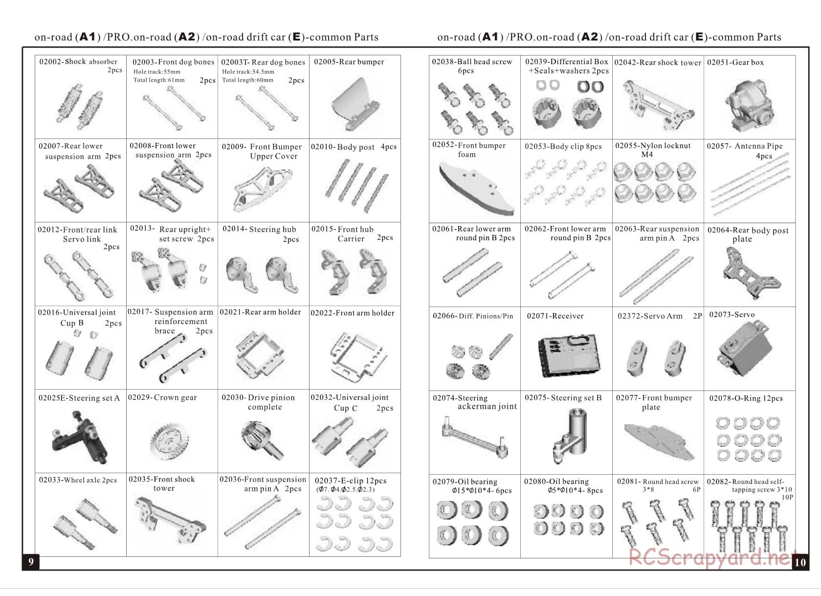 HSP / Redcat Racing - 1/10 Scale Electric - Manual - Page 6