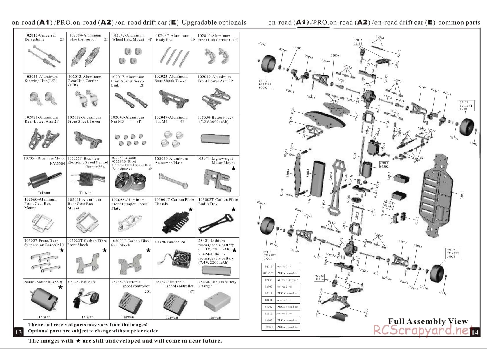 HSP / Redcat Racing - 1/10 Scale Electric - Manual - Page 8