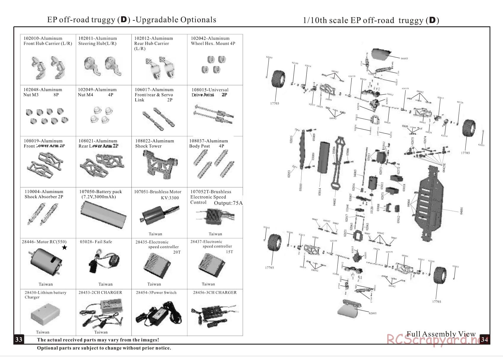 HSP / Redcat Racing - 1/10 Scale Electric - Manual - Page 18