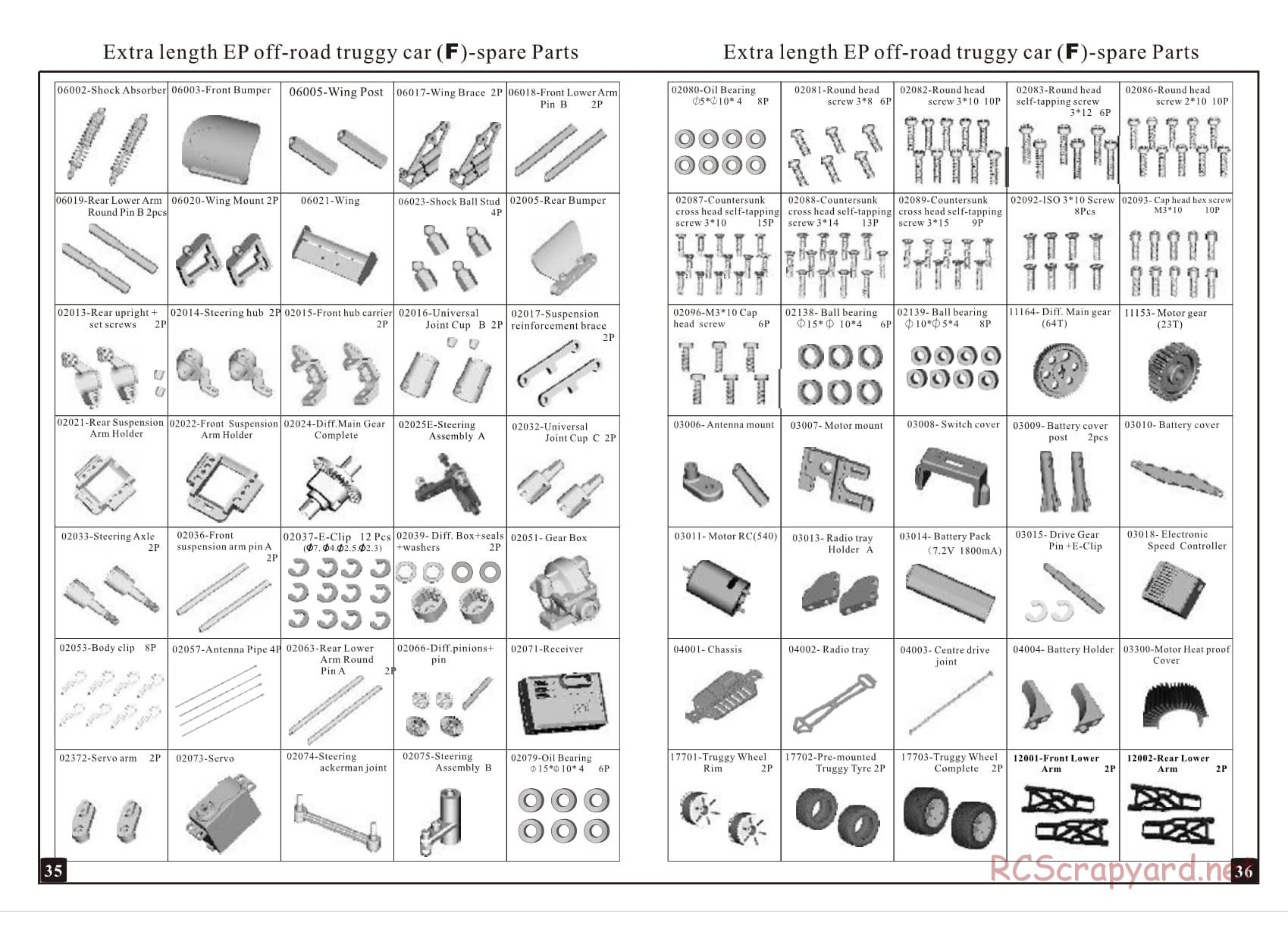 HSP / Redcat Racing - 1/10 Scale Electric - Manual - Page 19