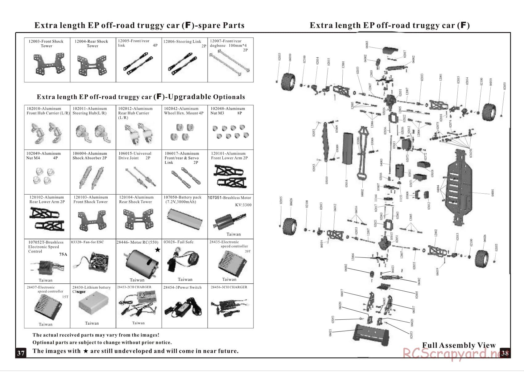 HSP / Redcat Racing - 1/10 Scale Electric - Manual - Page 20