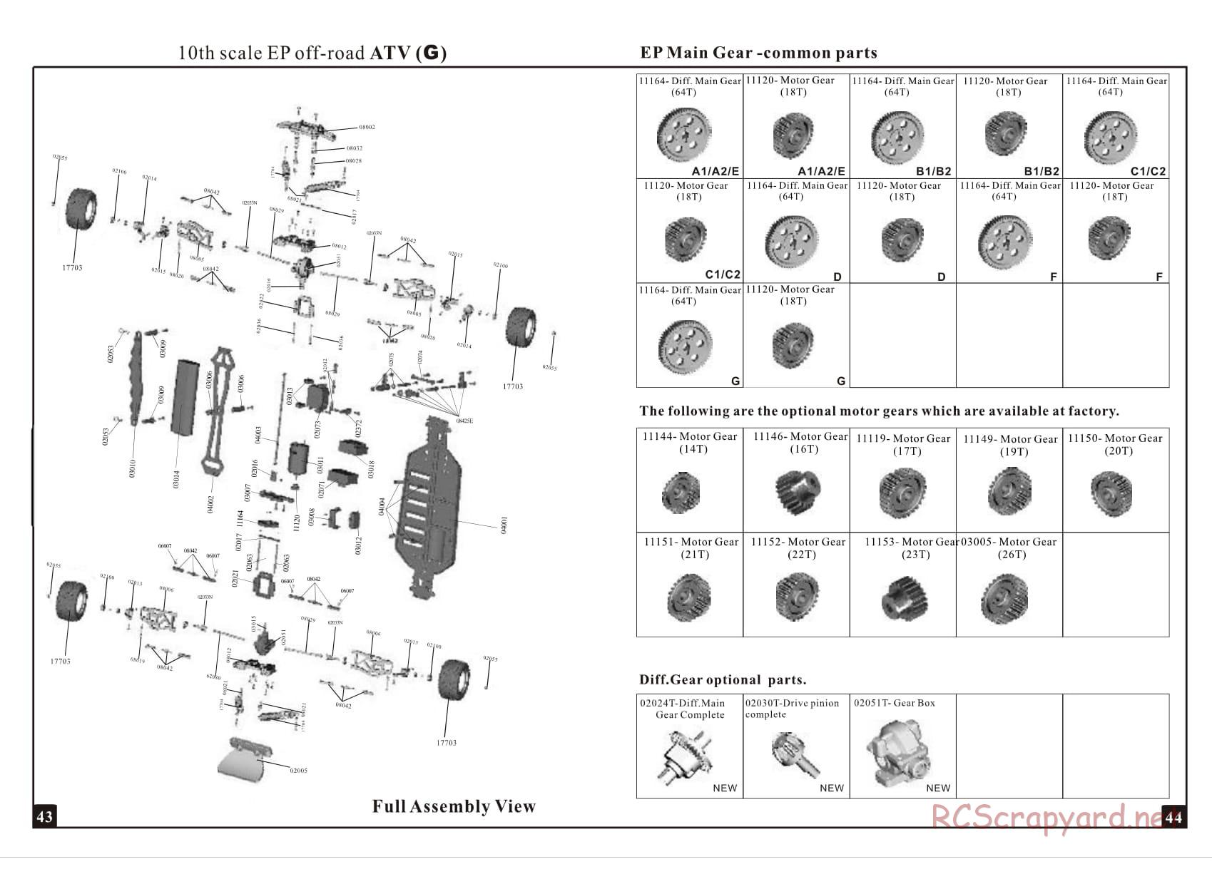 HSP / Redcat Racing - 1/10 Scale Electric - Manual - Page 23