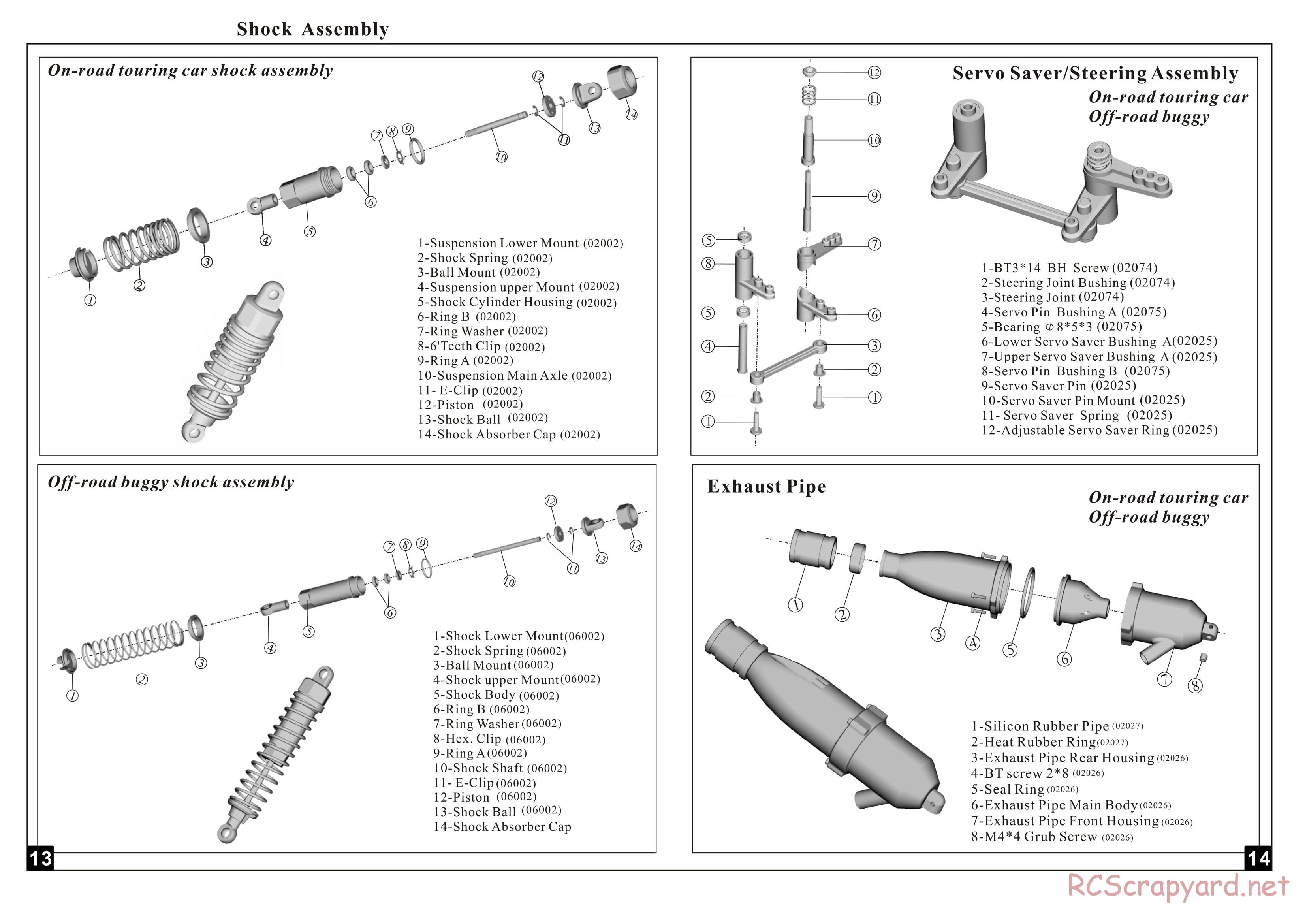 HSP Racing - Pacesetter - 94101 - Manual - Page 8