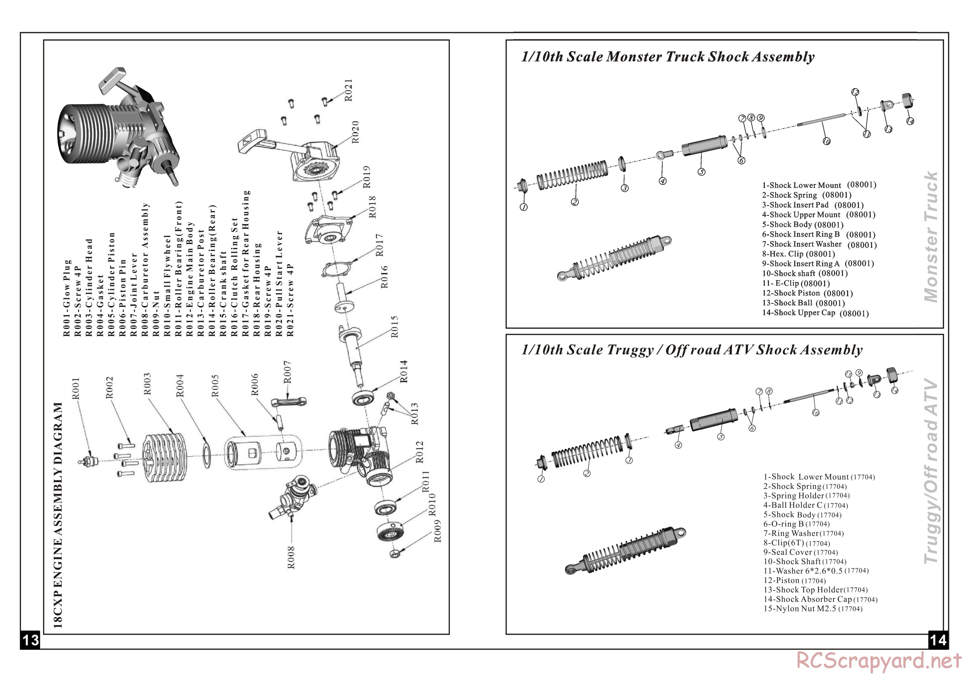 HSP Racing - 1/10 Nitro Models - Manual - Page 8