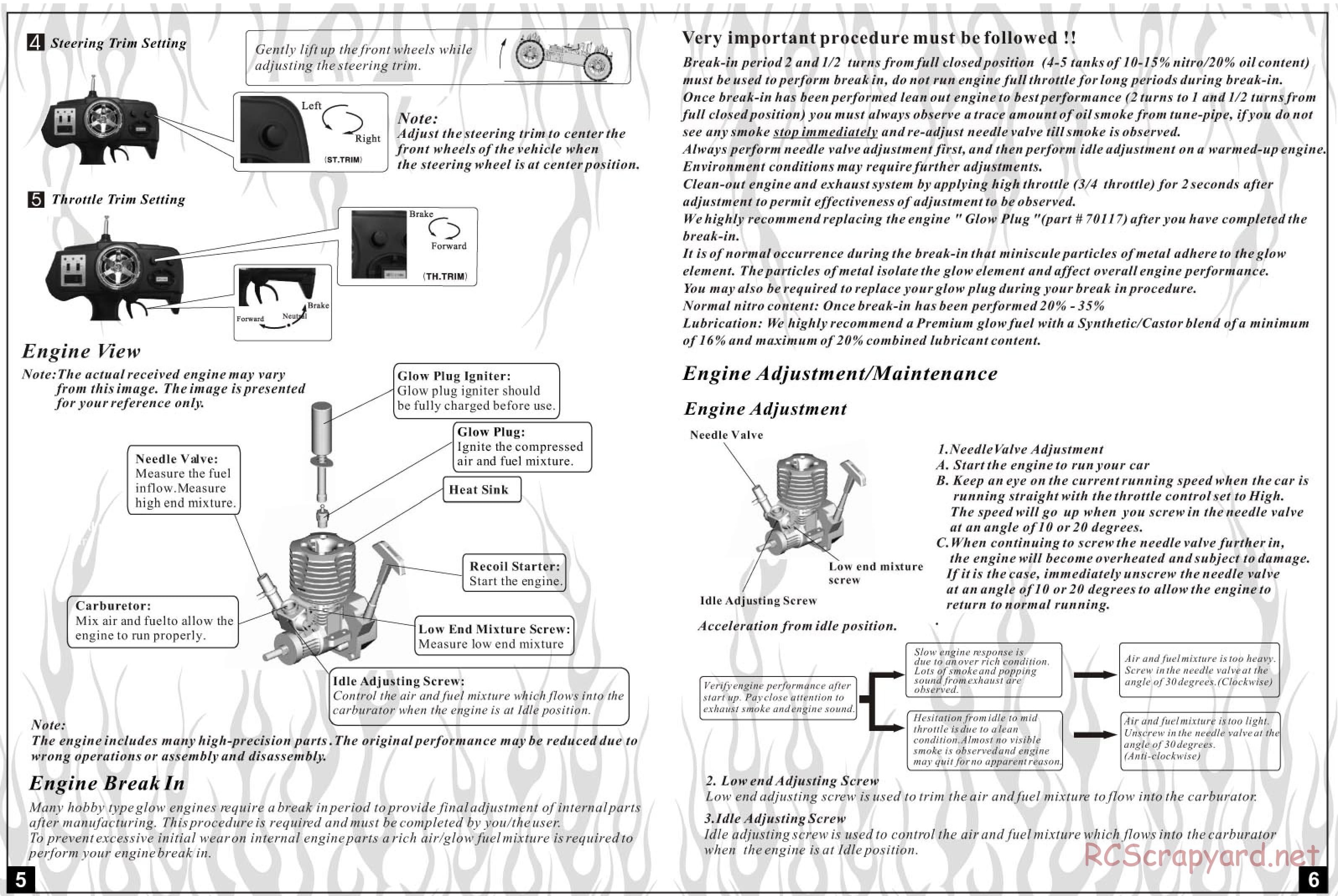 HSP Racing - Tyrannosaurus - 94108 - Manual - Page 4