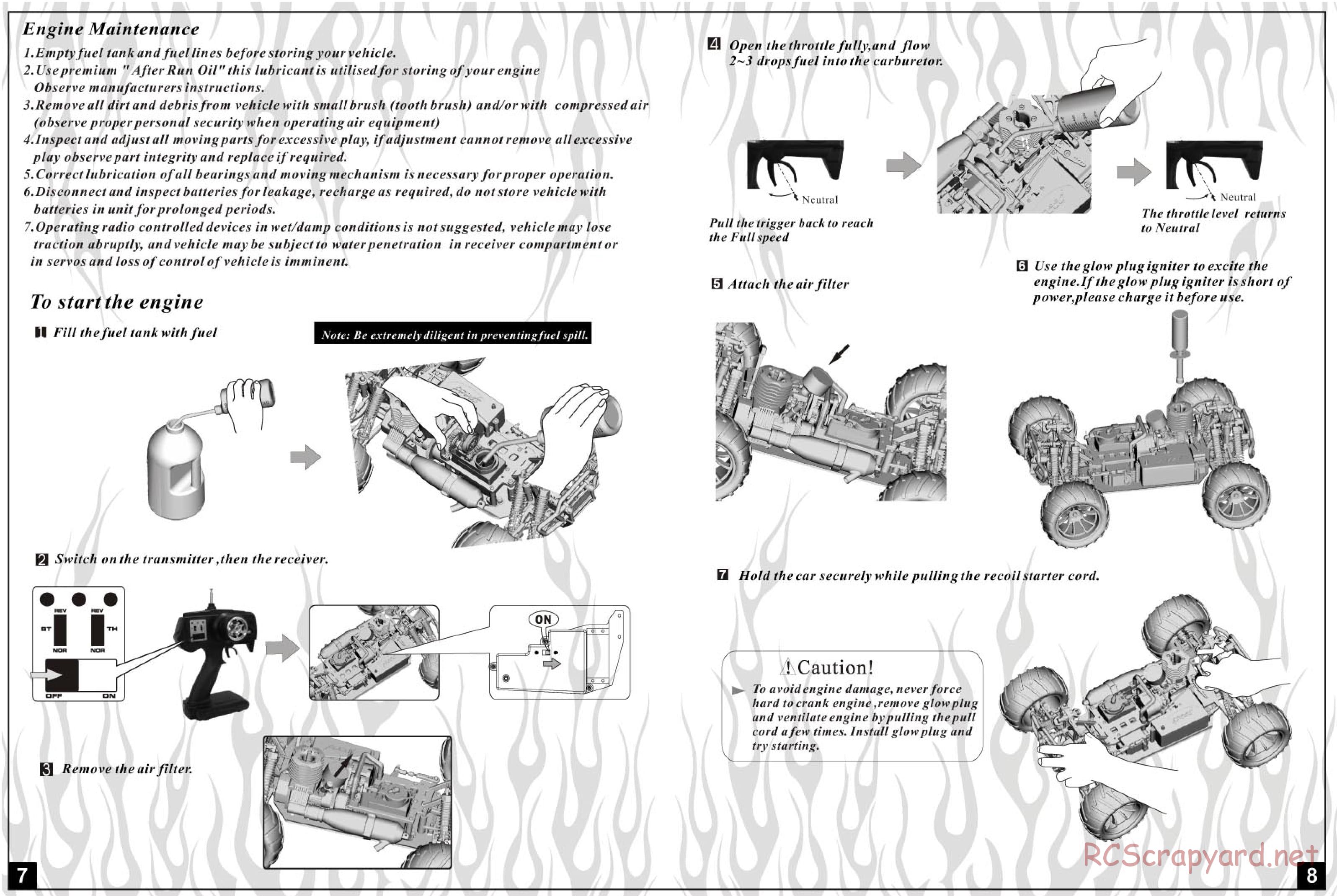 HSP Racing - Tyrannosaurus - 94108 - Manual - Page 5