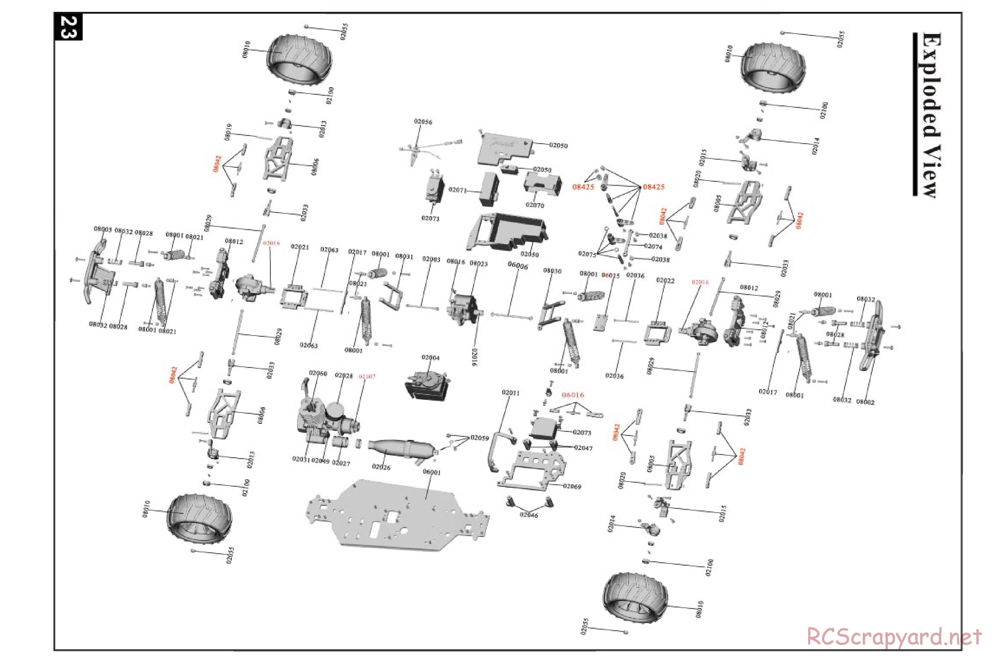 HSP Racing - Tyrannosaurus - 94108 - Manual - Page 12