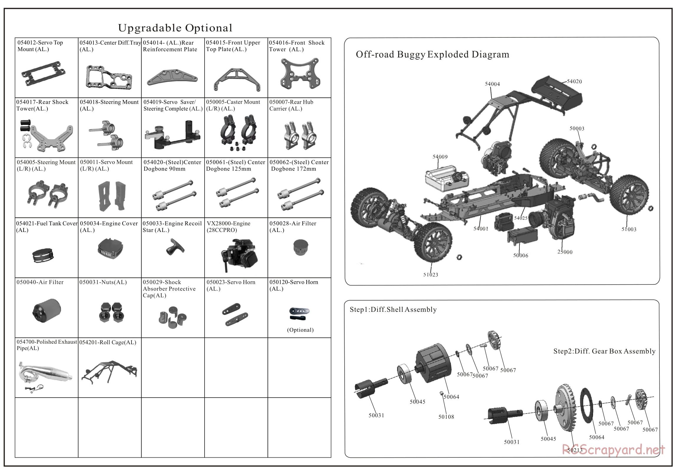 HSP Racing - Bajer - 94054 - Parts List - Page 4