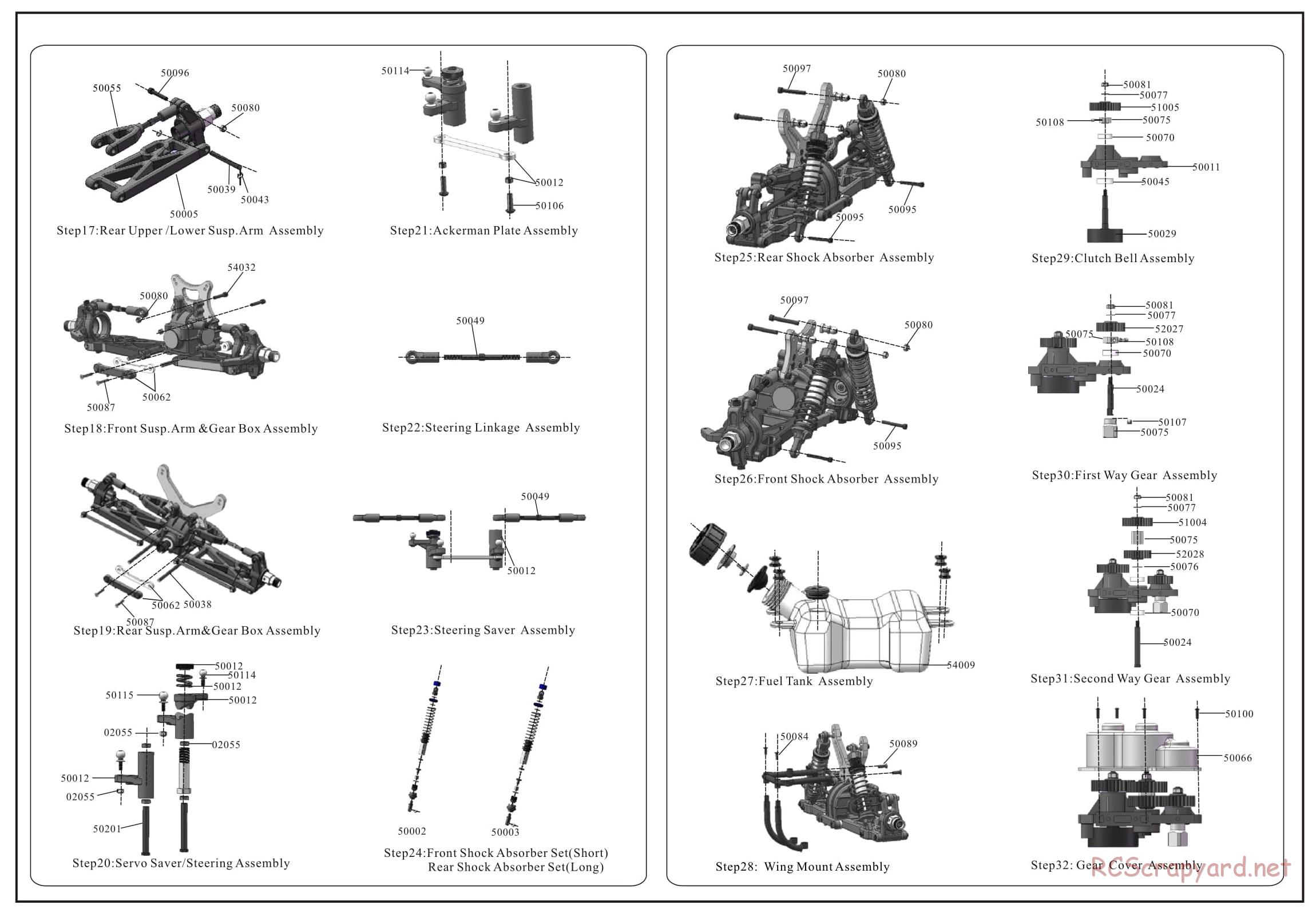 HSP Racing - Bajer - 94054 - Parts List - Page 7