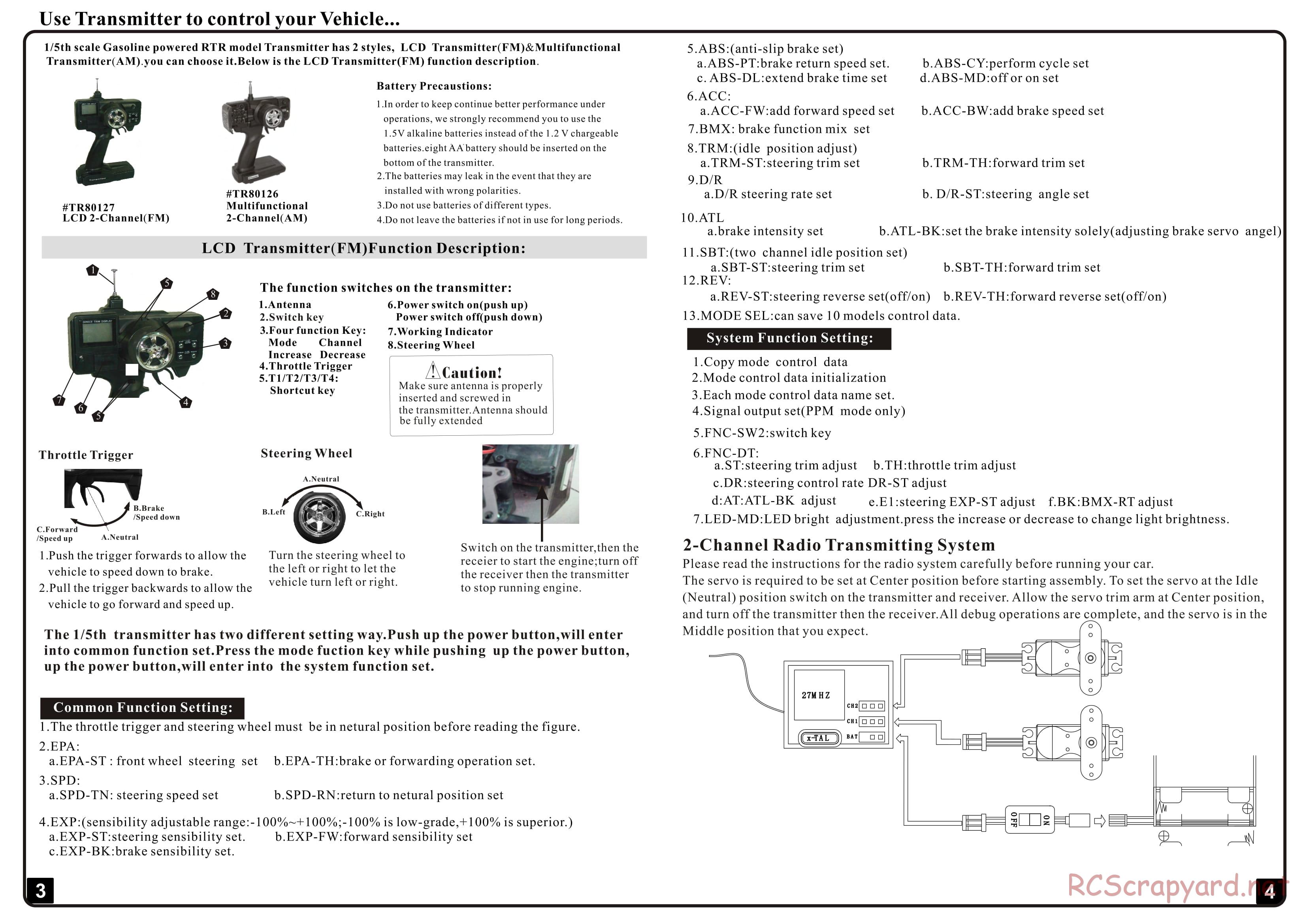 HSP Racing - Bajer - 94054 - Manual - Page 3