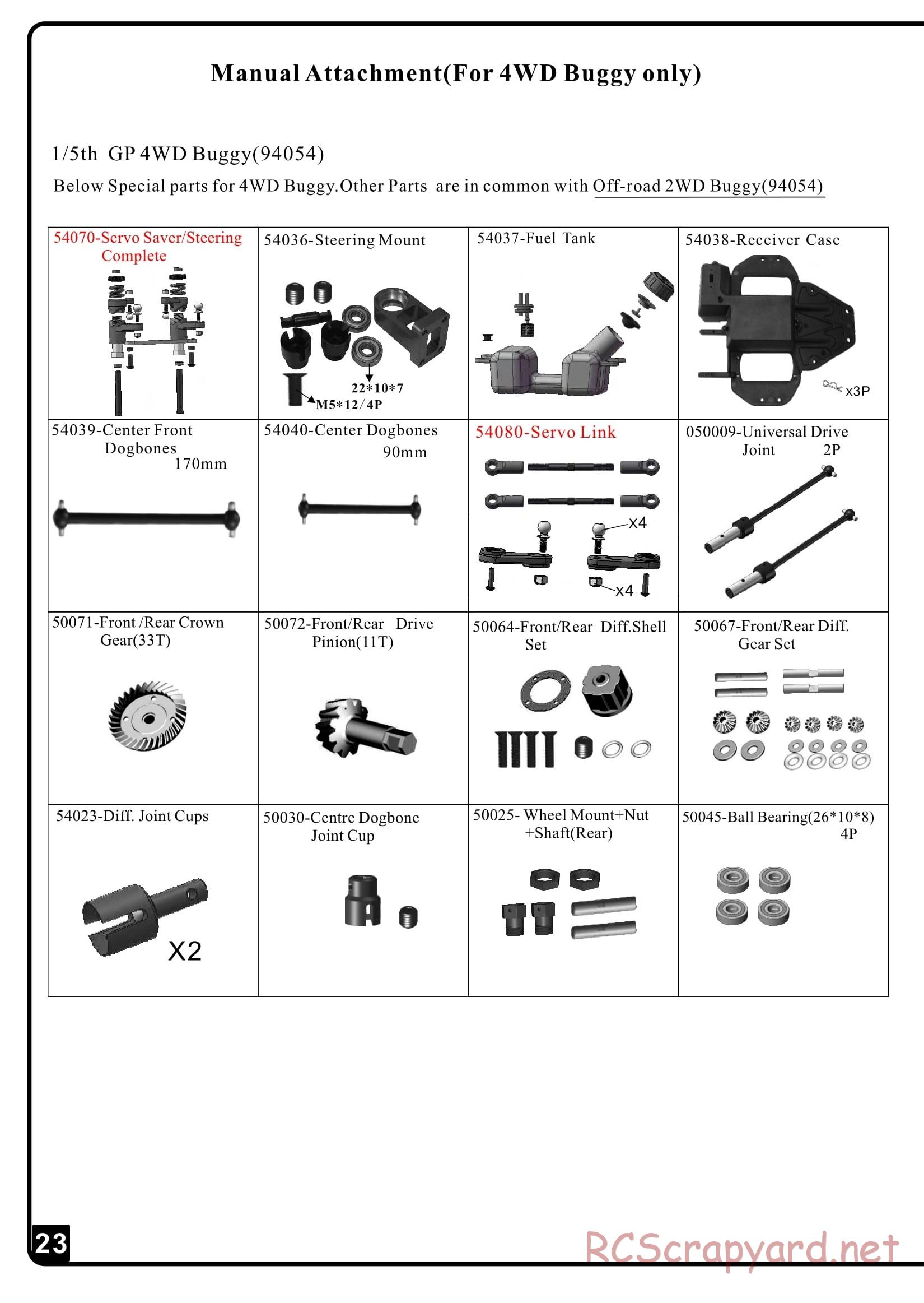 HSP Racing - Bajer - 94054 - Manual - Page 13