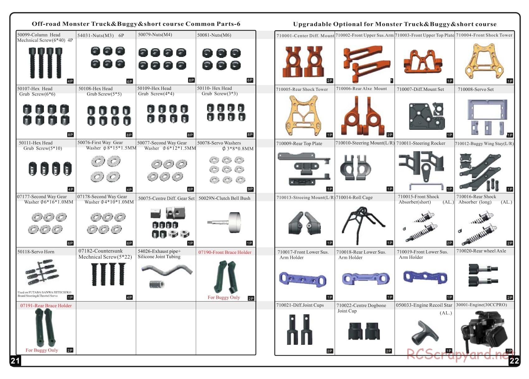 HSP / Redcat Racing - 1/5 Scale Gas - Manual - Page 12