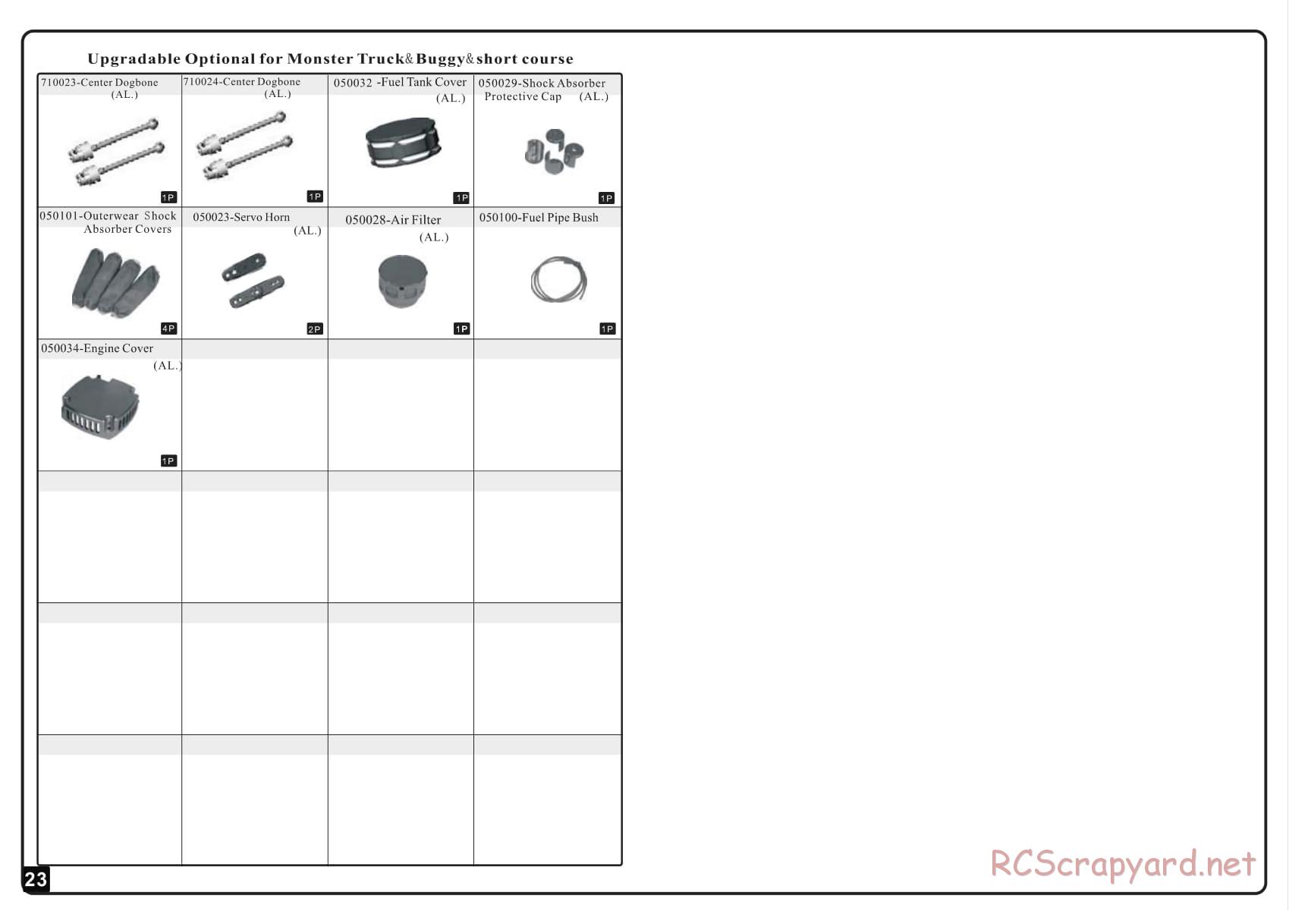 HSP / Redcat Racing - 1/5 Scale Gas - Manual - Page 13