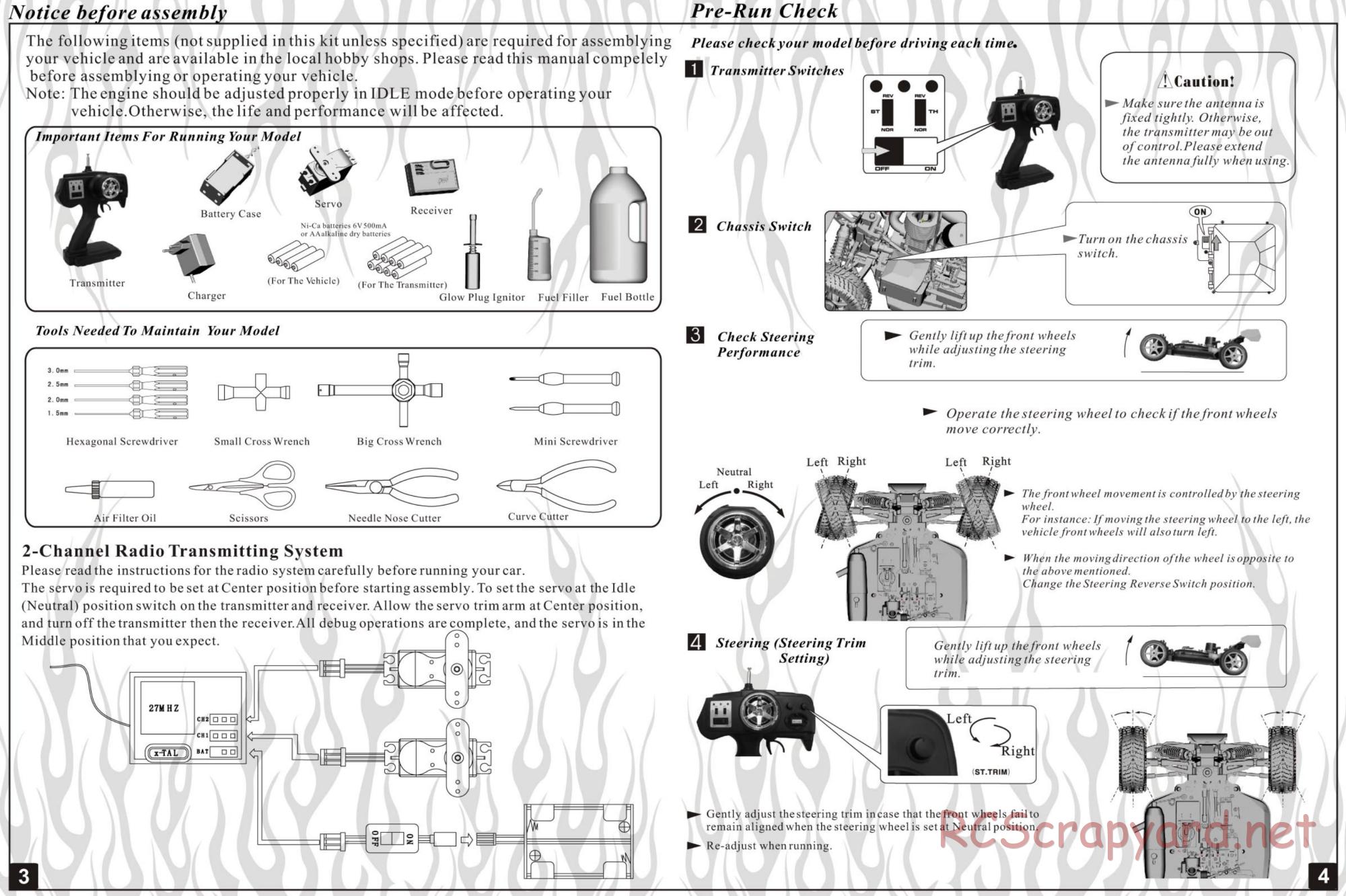 HSP Racing - Bazooka - 94081 - Manual - Page 3