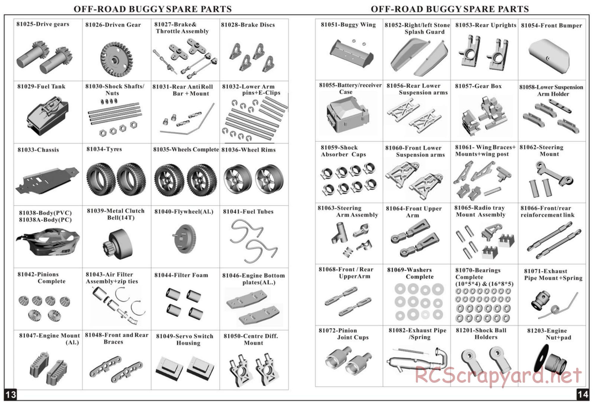 HSP Racing - Bazooka - 94081 - Manual - Page 8