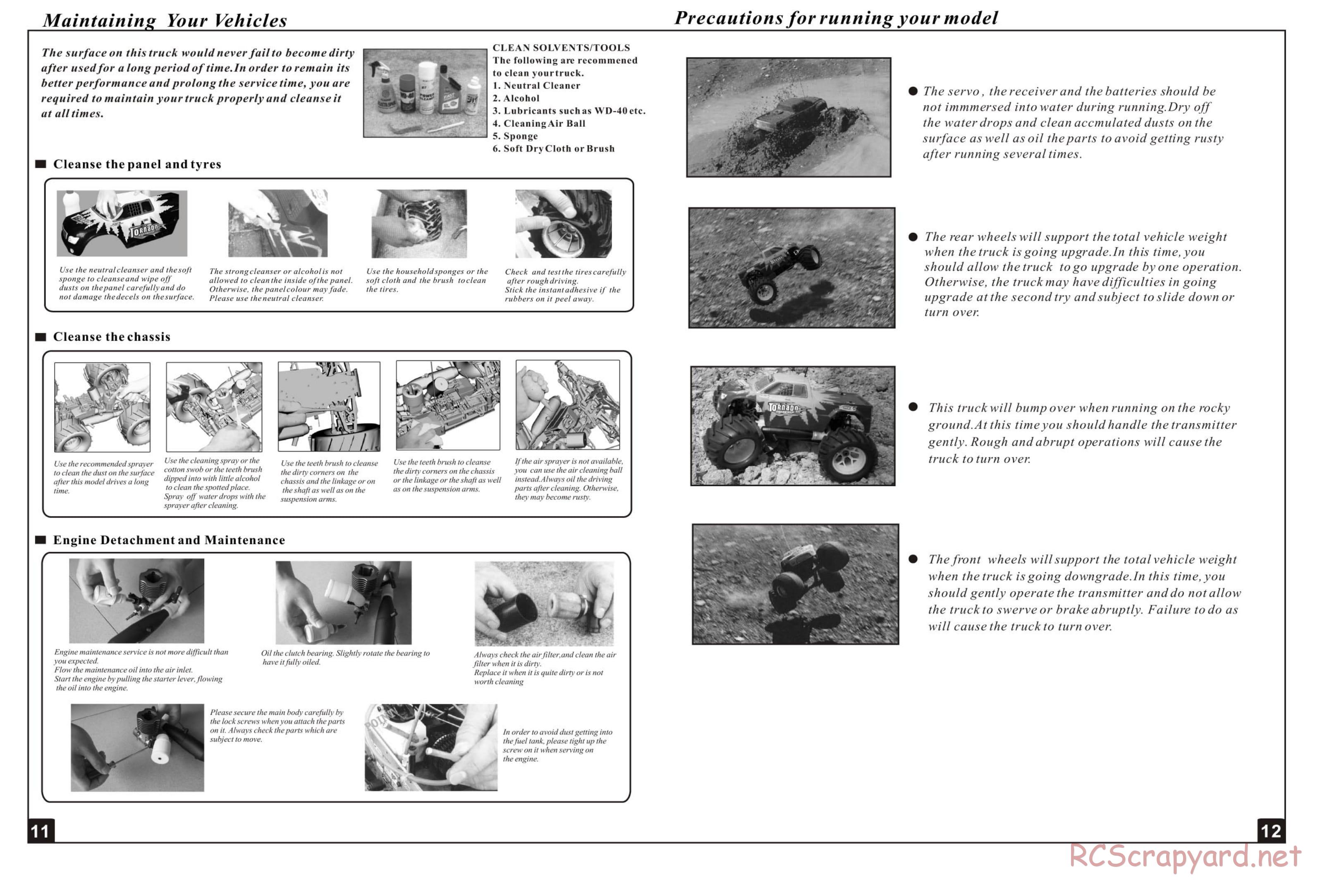 HSP Racing - 1/8 Nitro Monster Trucks - Manual - Page 7