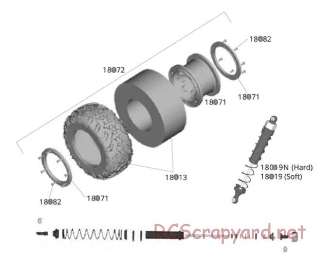 HSP Racing - 1/10 Electric Rock Crawlers - Exploded View - Page 1