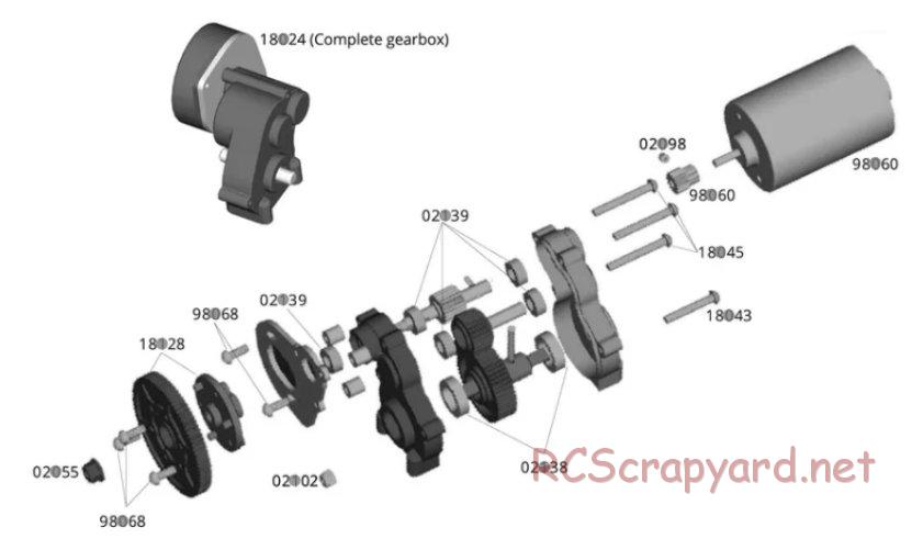 HSP Racing - 1/10 Electric Rock Crawlers - Exploded View - Page 2