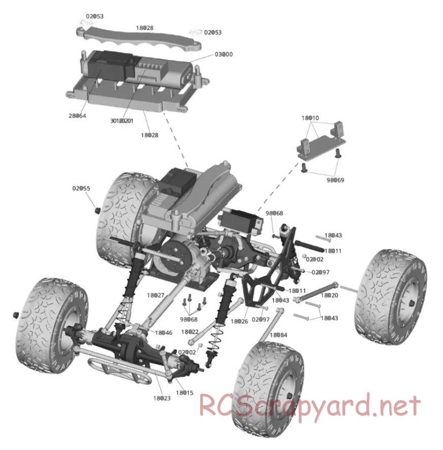 HSP Racing - 1/10 Electric Rock Crawlers - Exploded View - Page 4