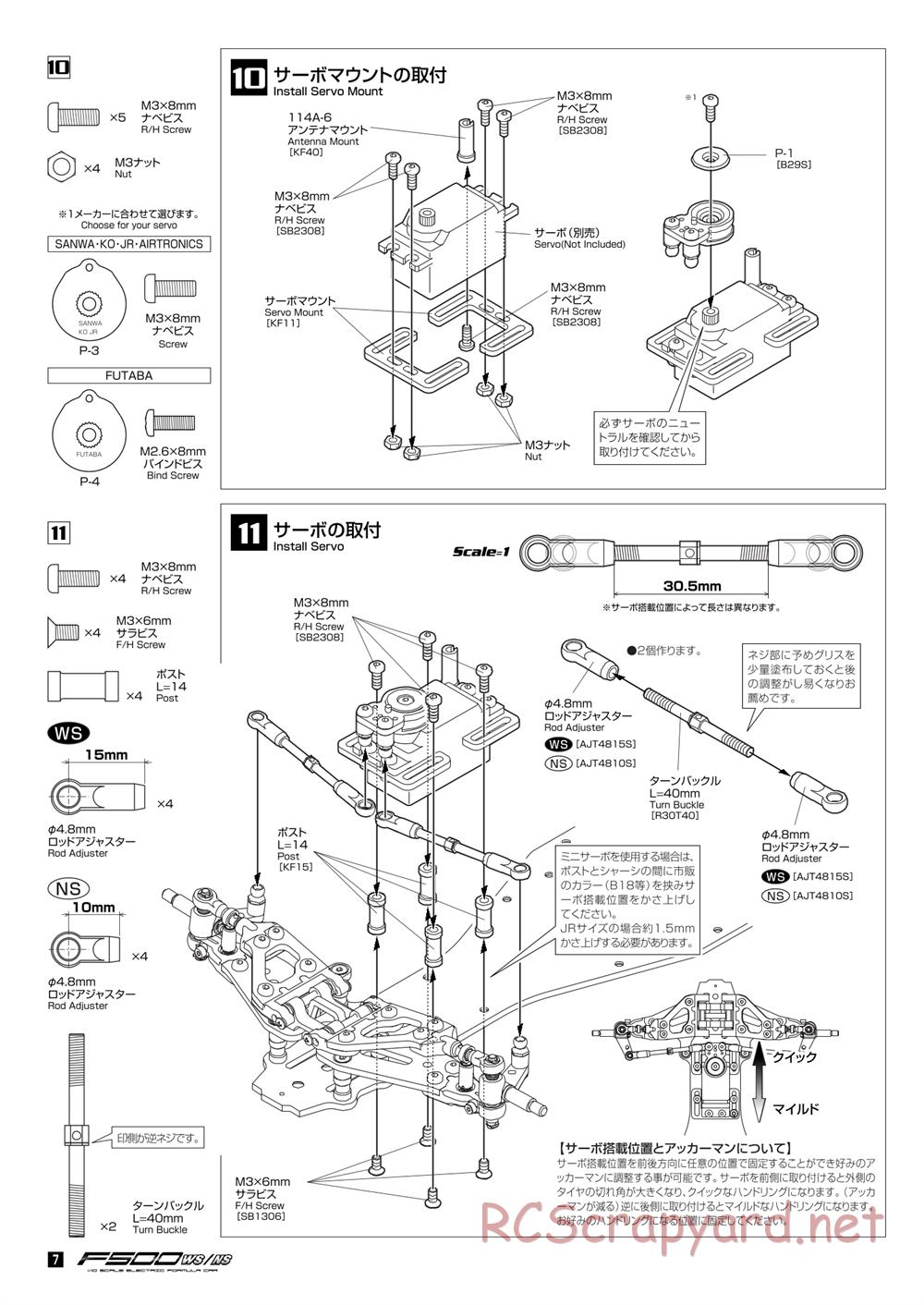 Kawada - F500WS / NS - Manual - Page 8