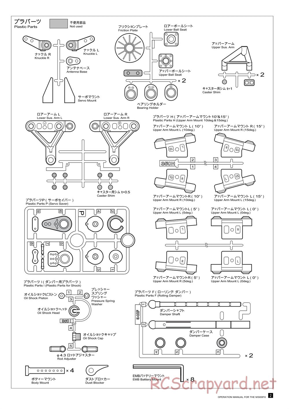 Kawada - M300FX - Manual - Page 3