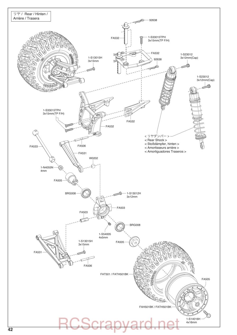 Kyosho Fazer Mk2 Rage 2.0 - 34411 - Exploded View - Page 5